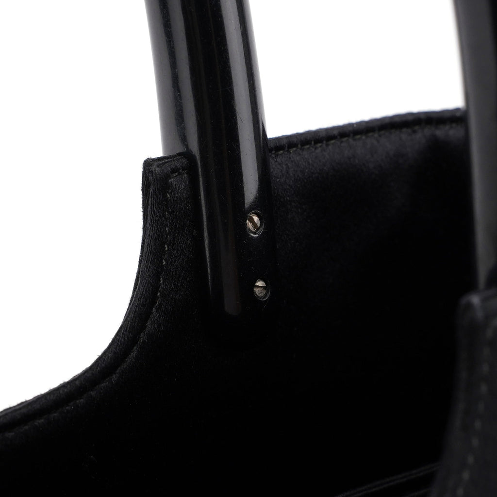 Black Raso Plastic Tote
