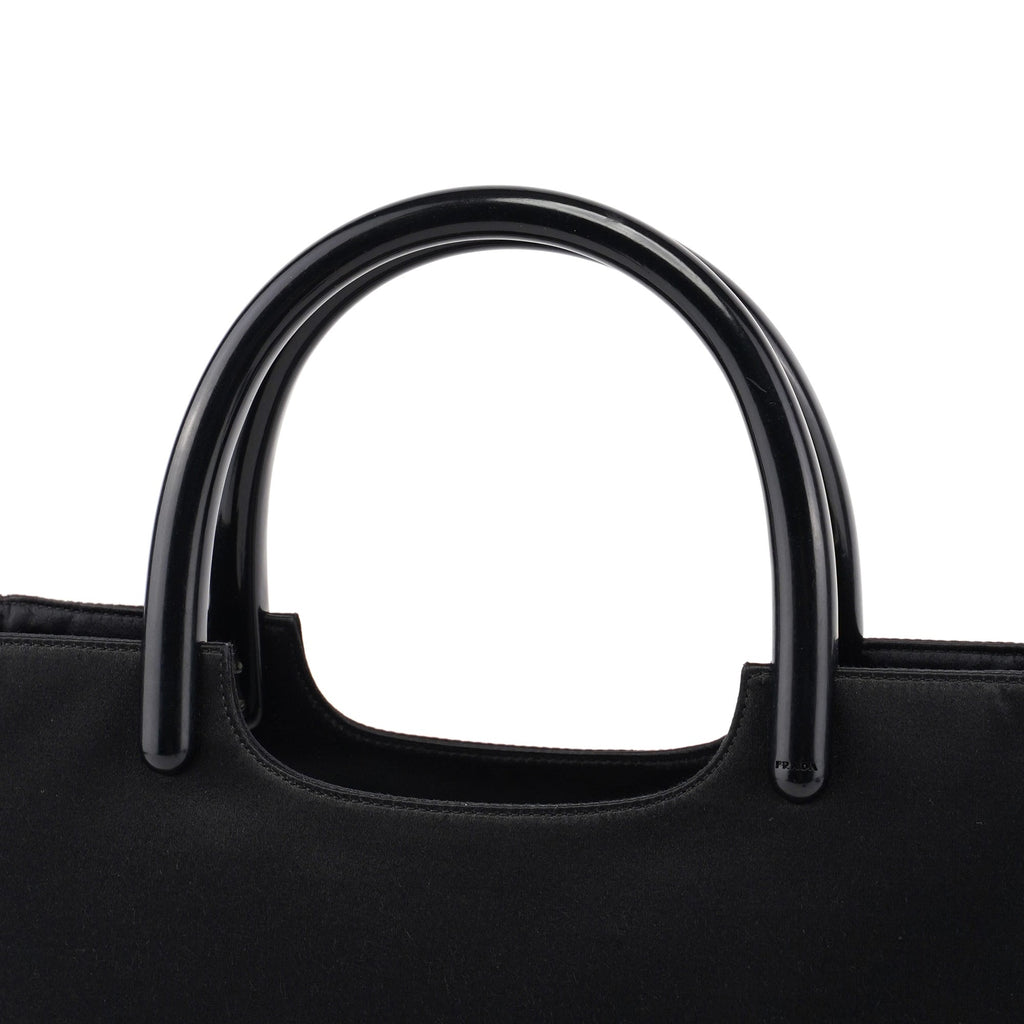 Black Raso Plastic Tote