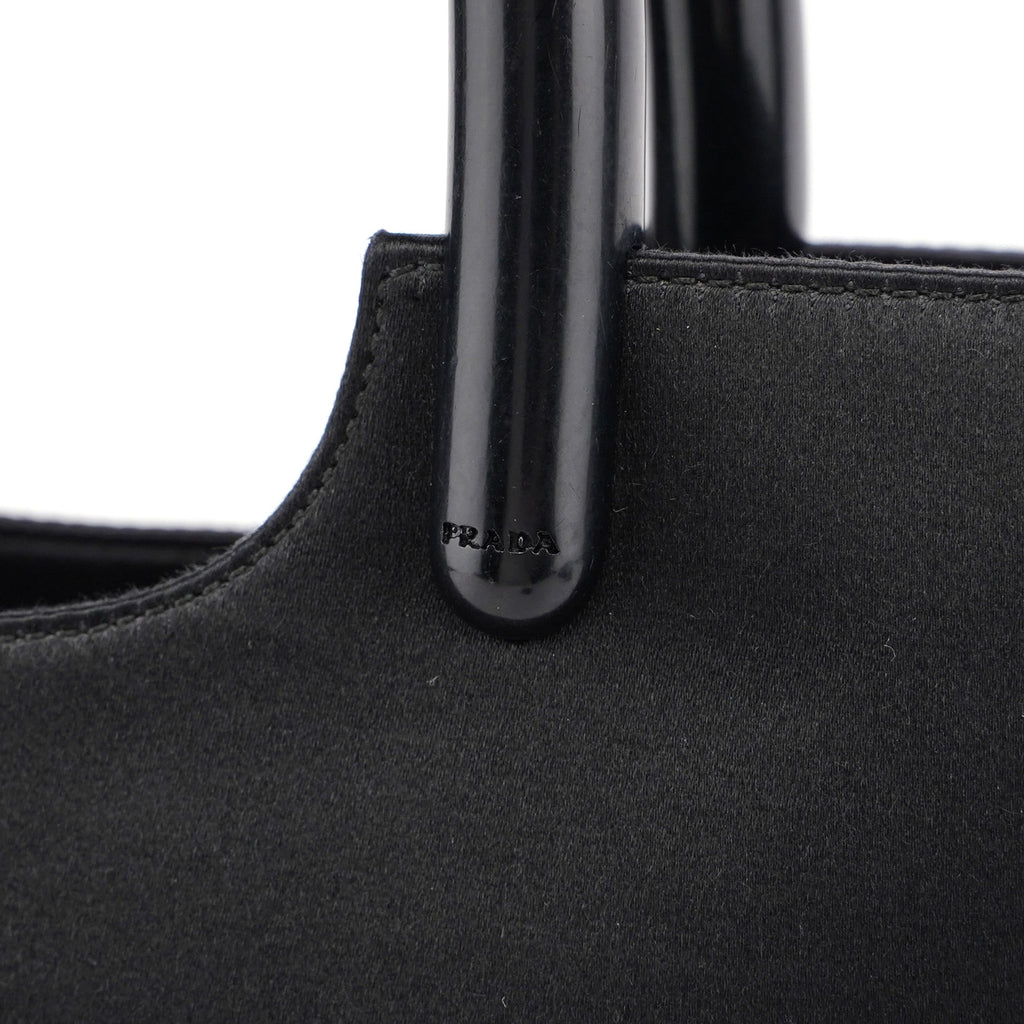 Black Raso Plastic Tote