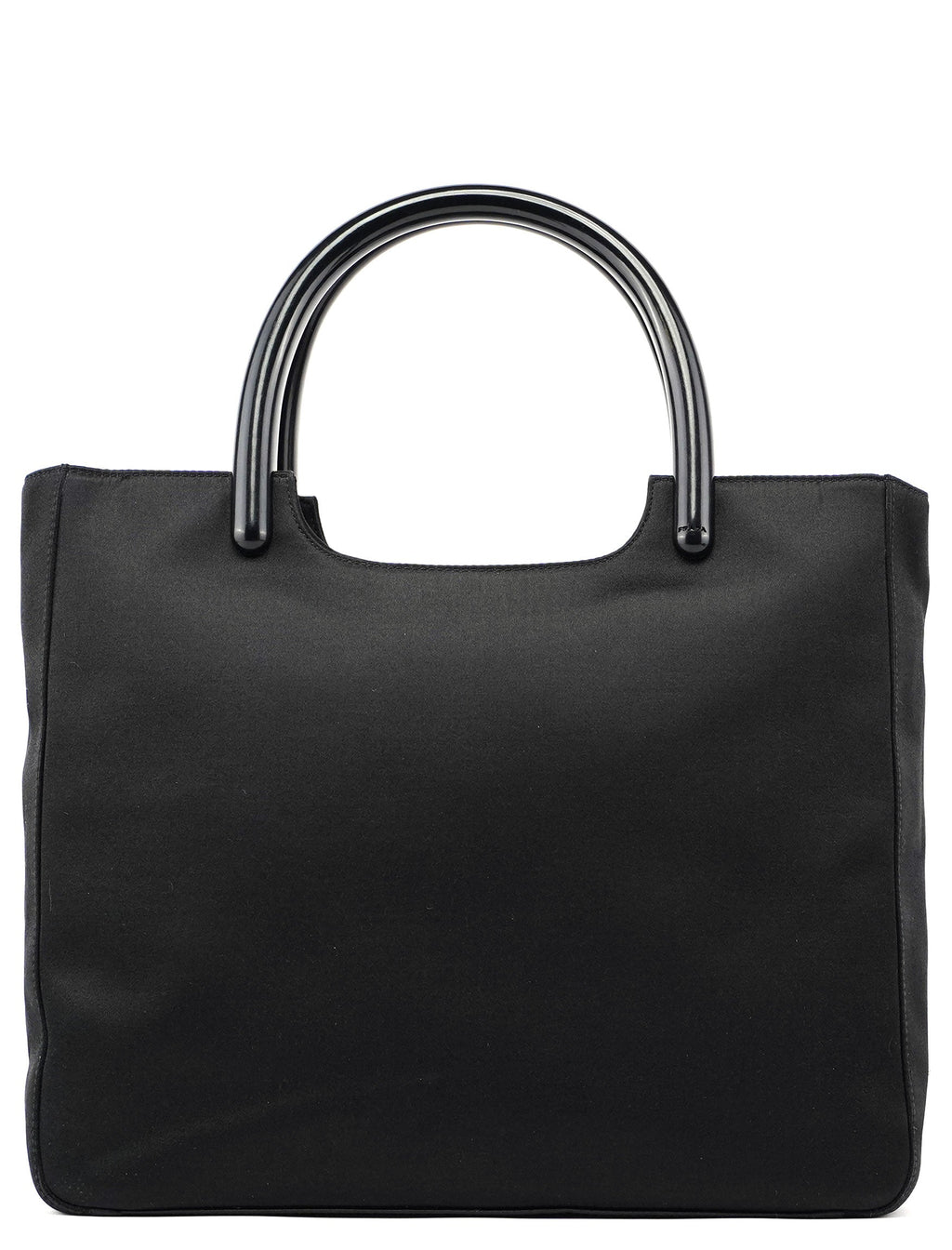 Black Raso Plastic Tote