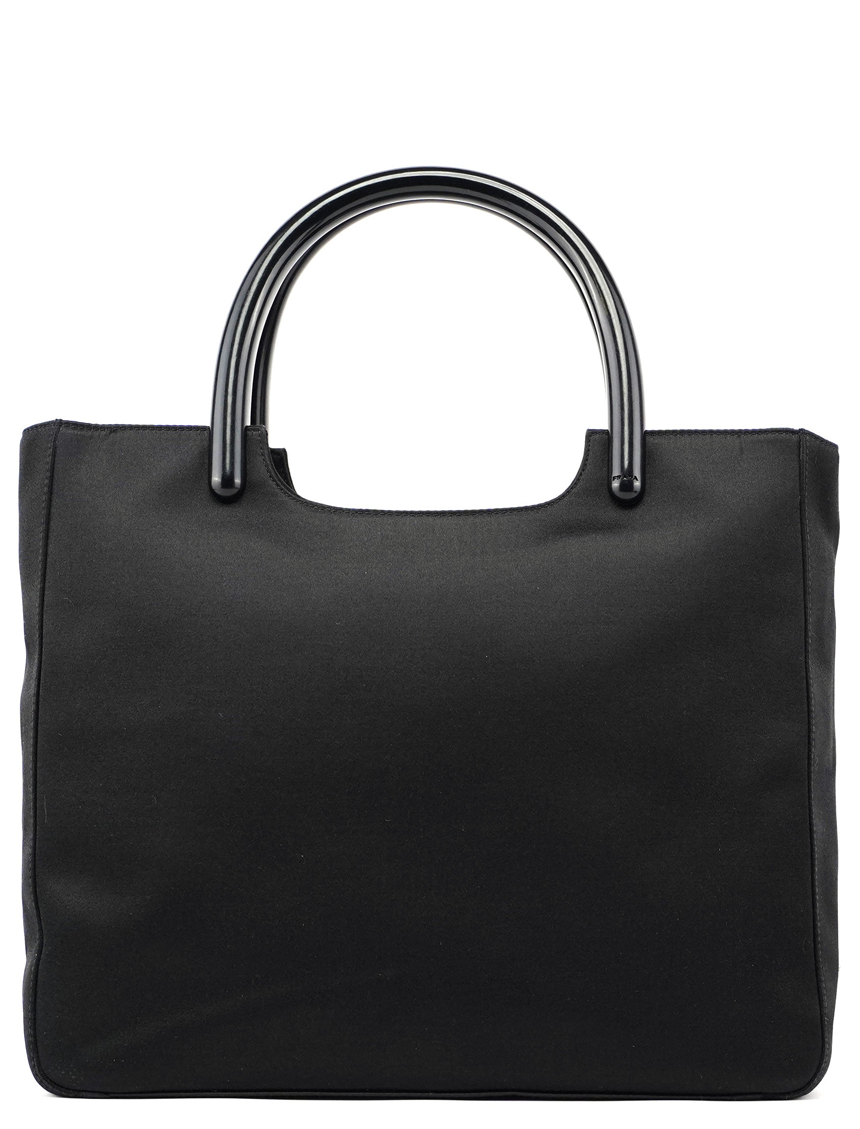 Black Raso Plastic Tote