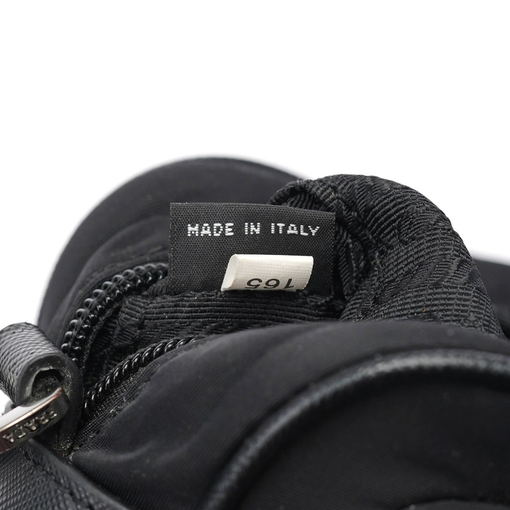 Black Re-Nylon Crossbody Bag