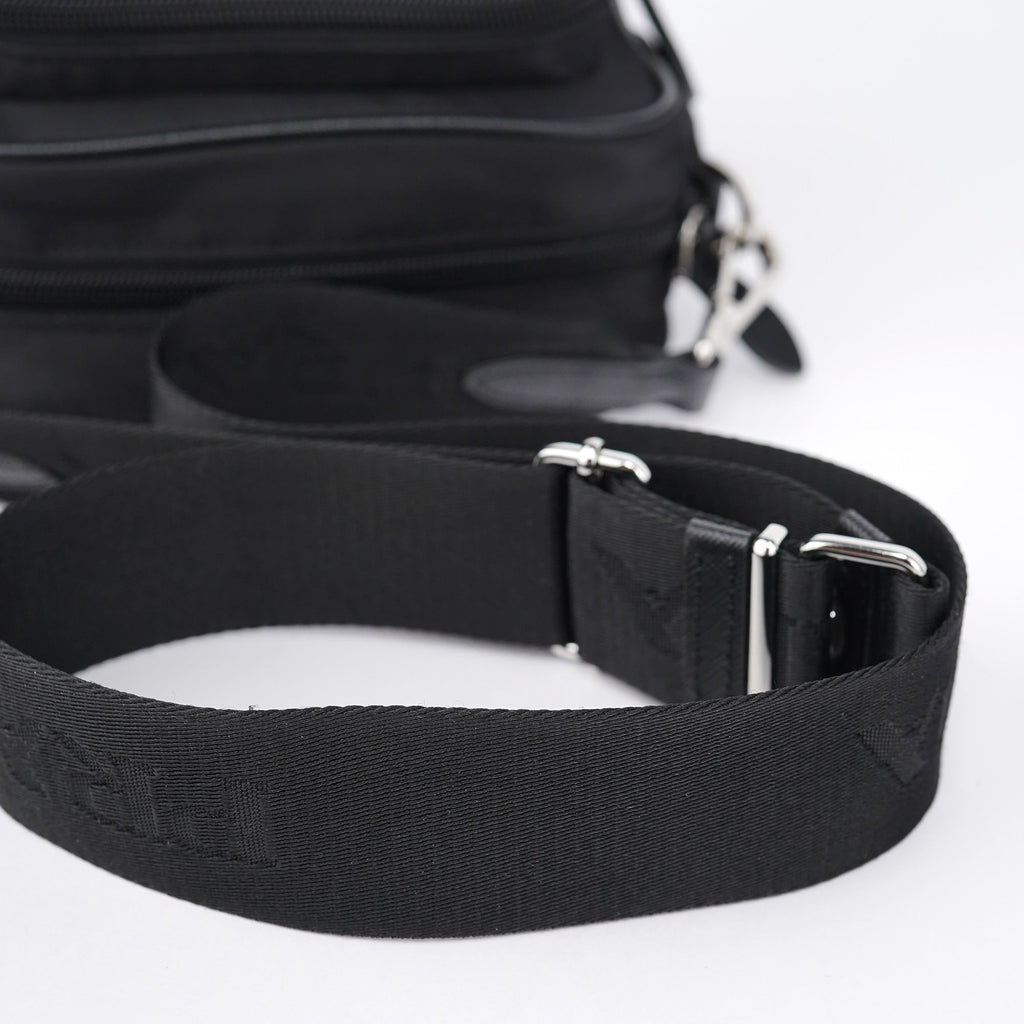 Black Re-Nylon Crossbody Bag