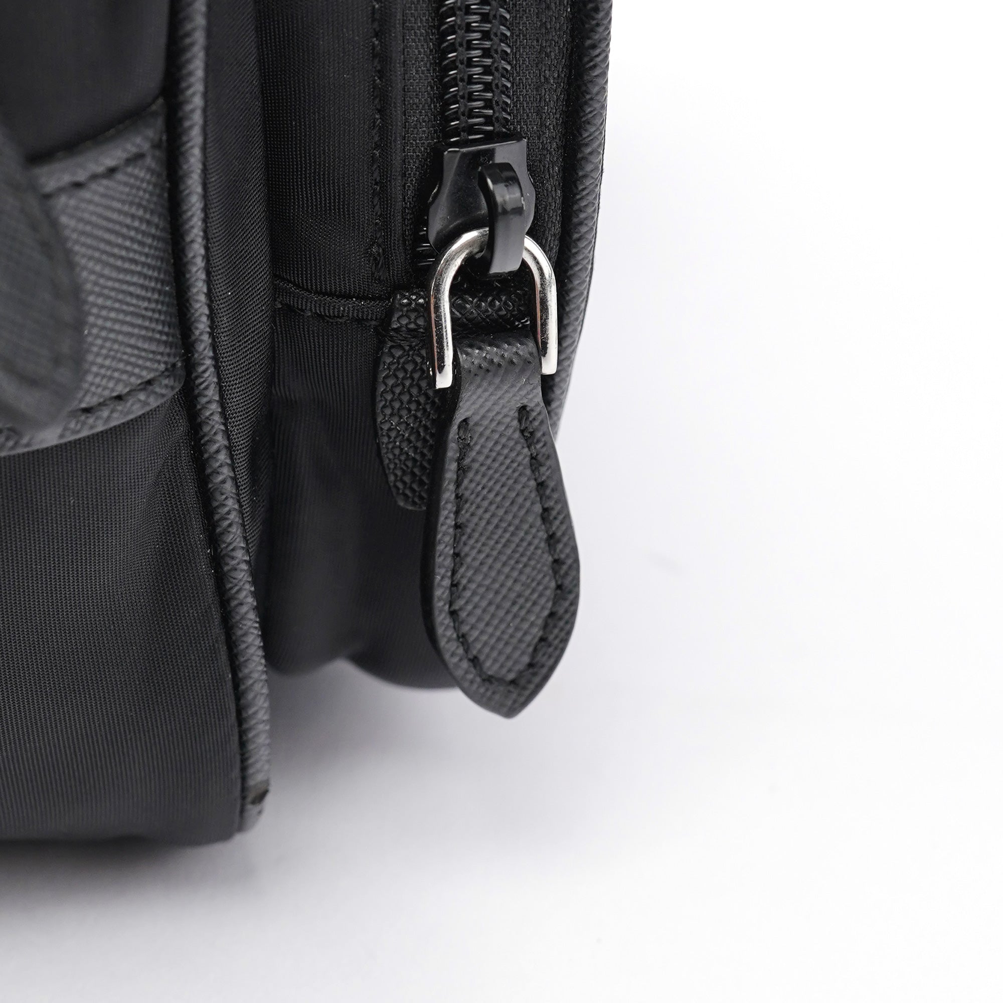Black Re-Nylon Crossbody Bag
