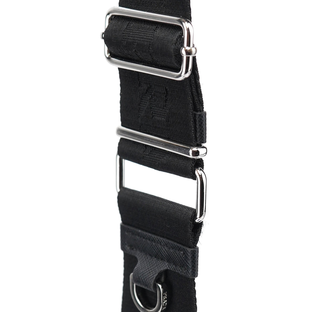 Black Re-Nylon Crossbody Bag