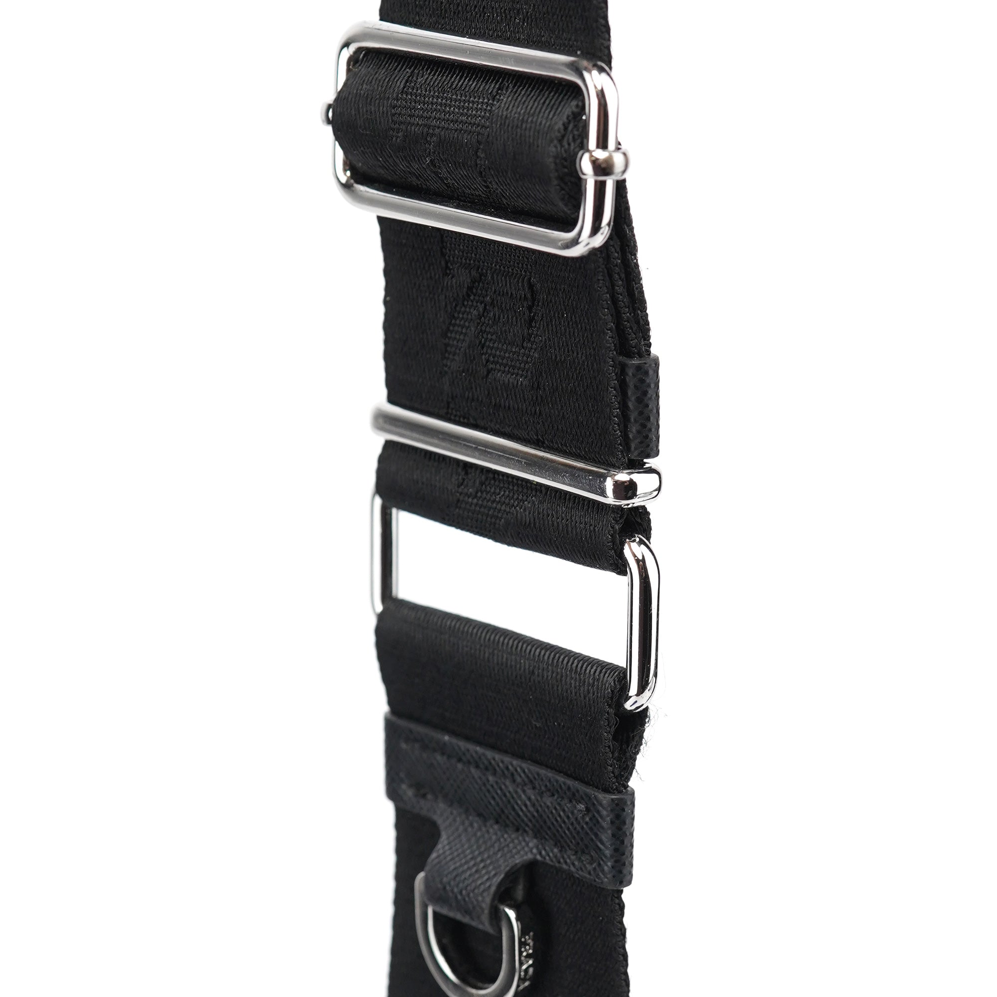 Black Re-Nylon Crossbody Bag