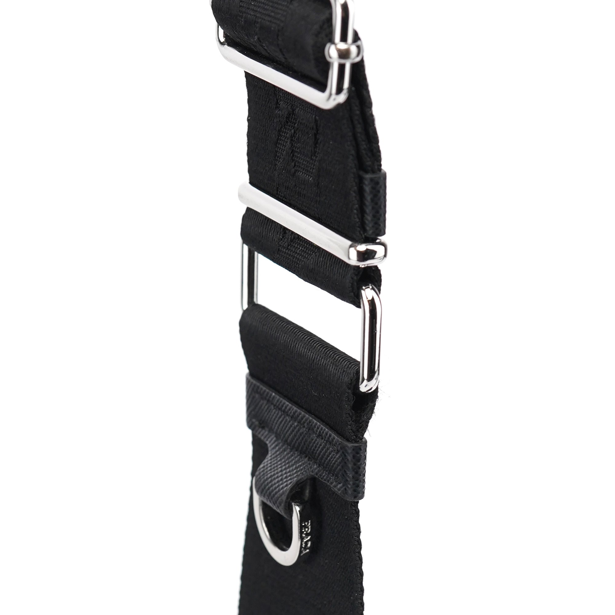 Black Re-Nylon Crossbody Bag