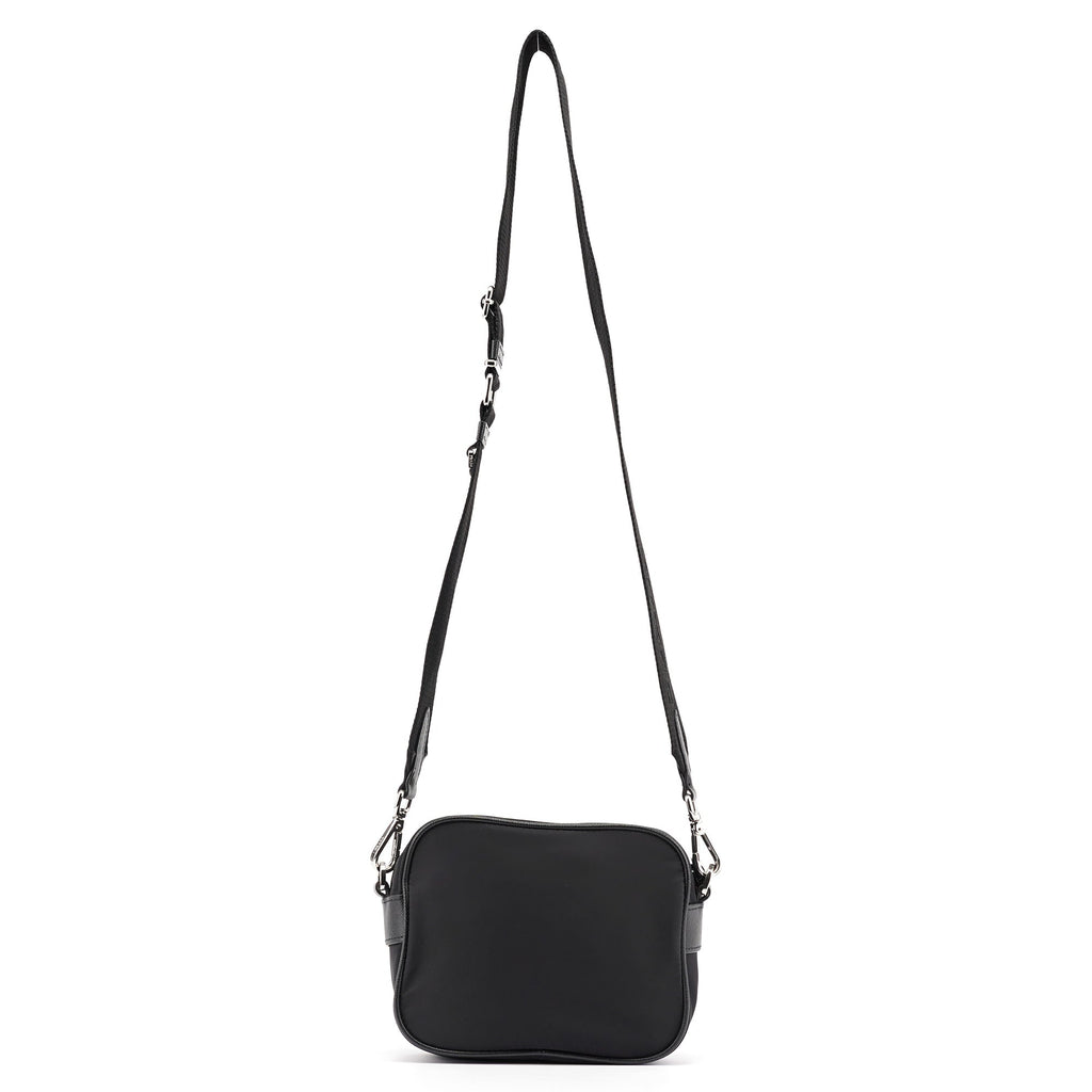 Black Re-Nylon Crossbody Bag