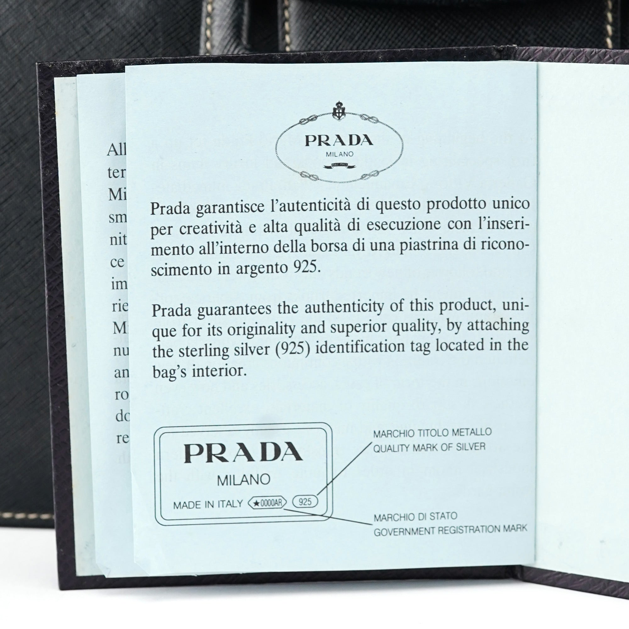 Black Saffiano Contrast Stitch Tote Bag