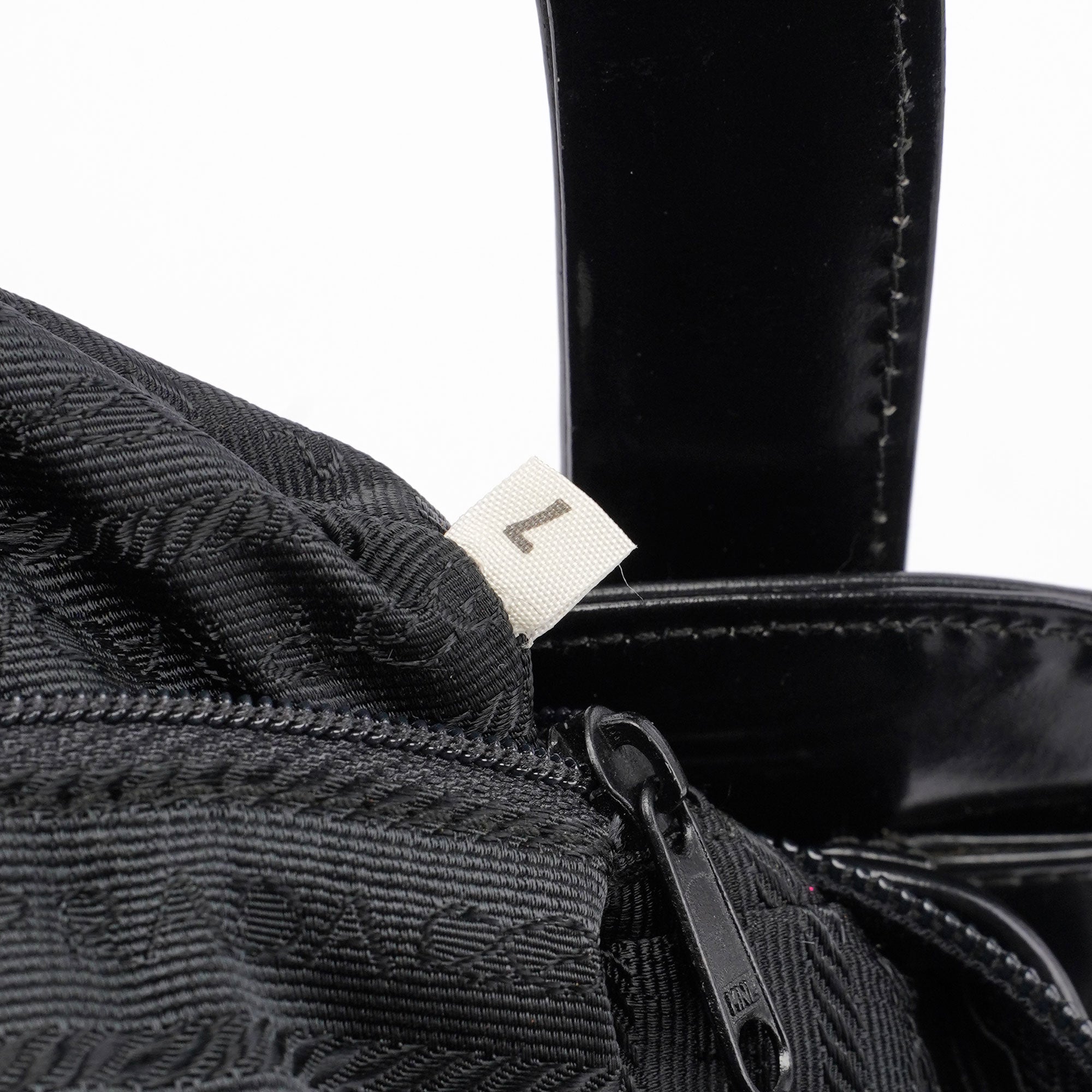 Black Spazzolato Asymmetrical Tote