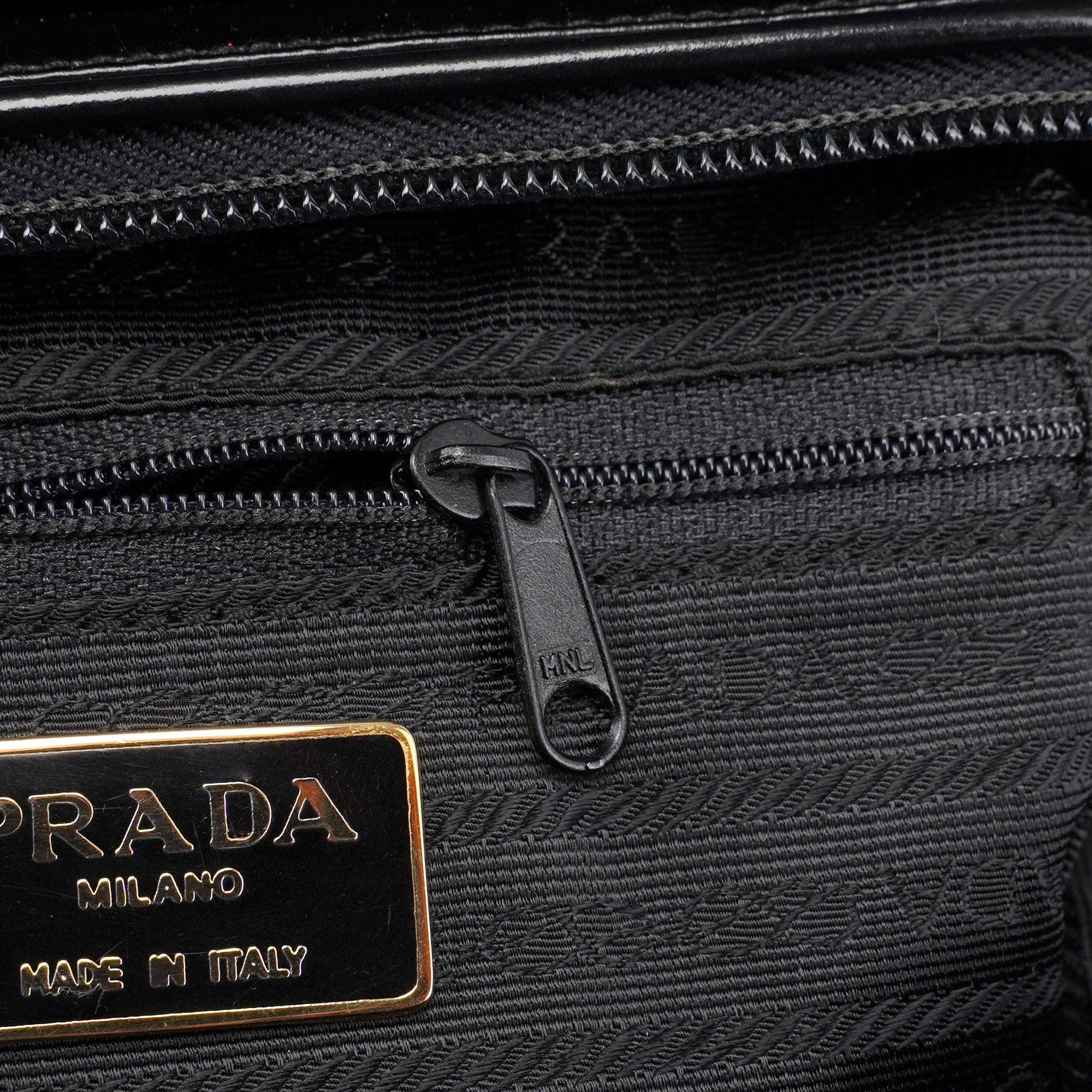 Black Spazzolato Asymmetrical Tote
