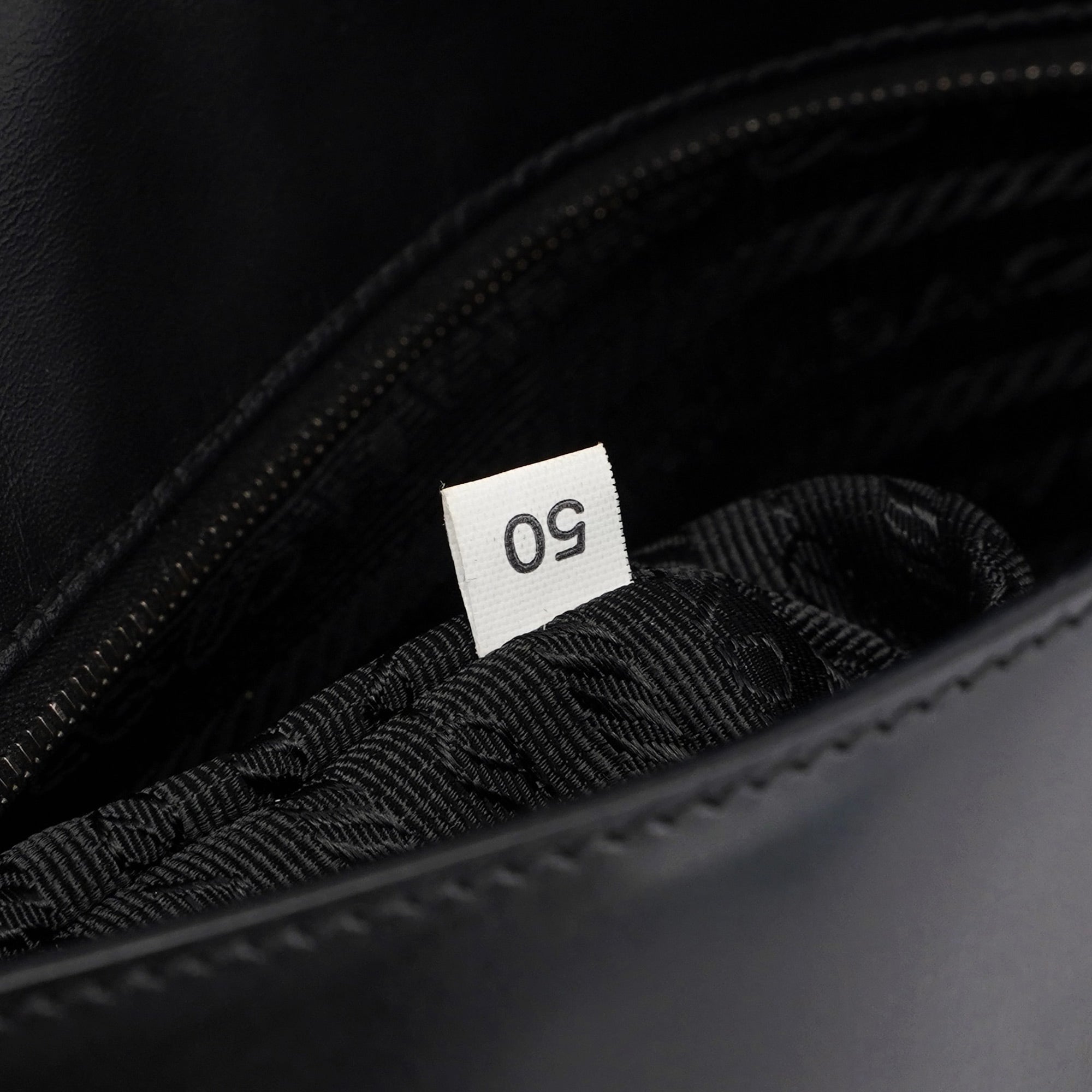 Black Spazzolato Chic Shoulder Bag