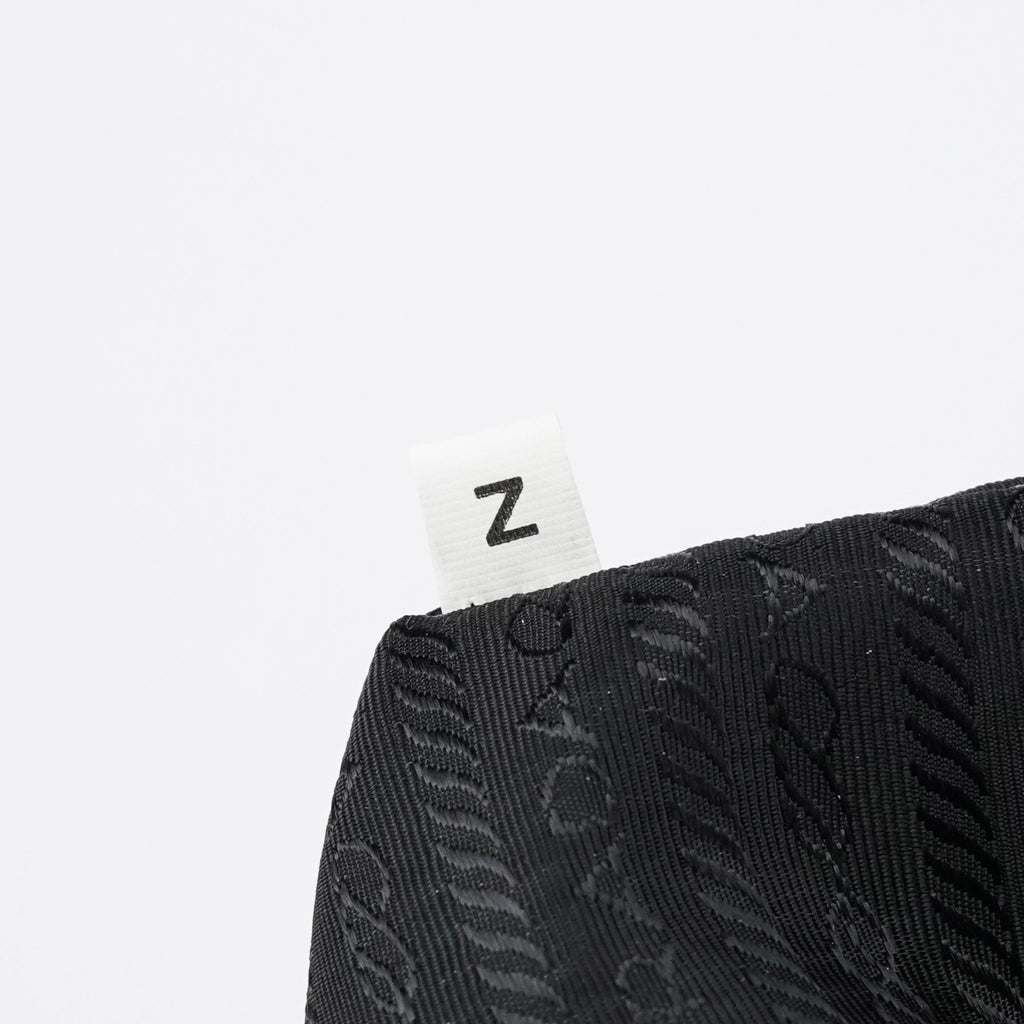 Black Spazzolato Embossed Tote Bag