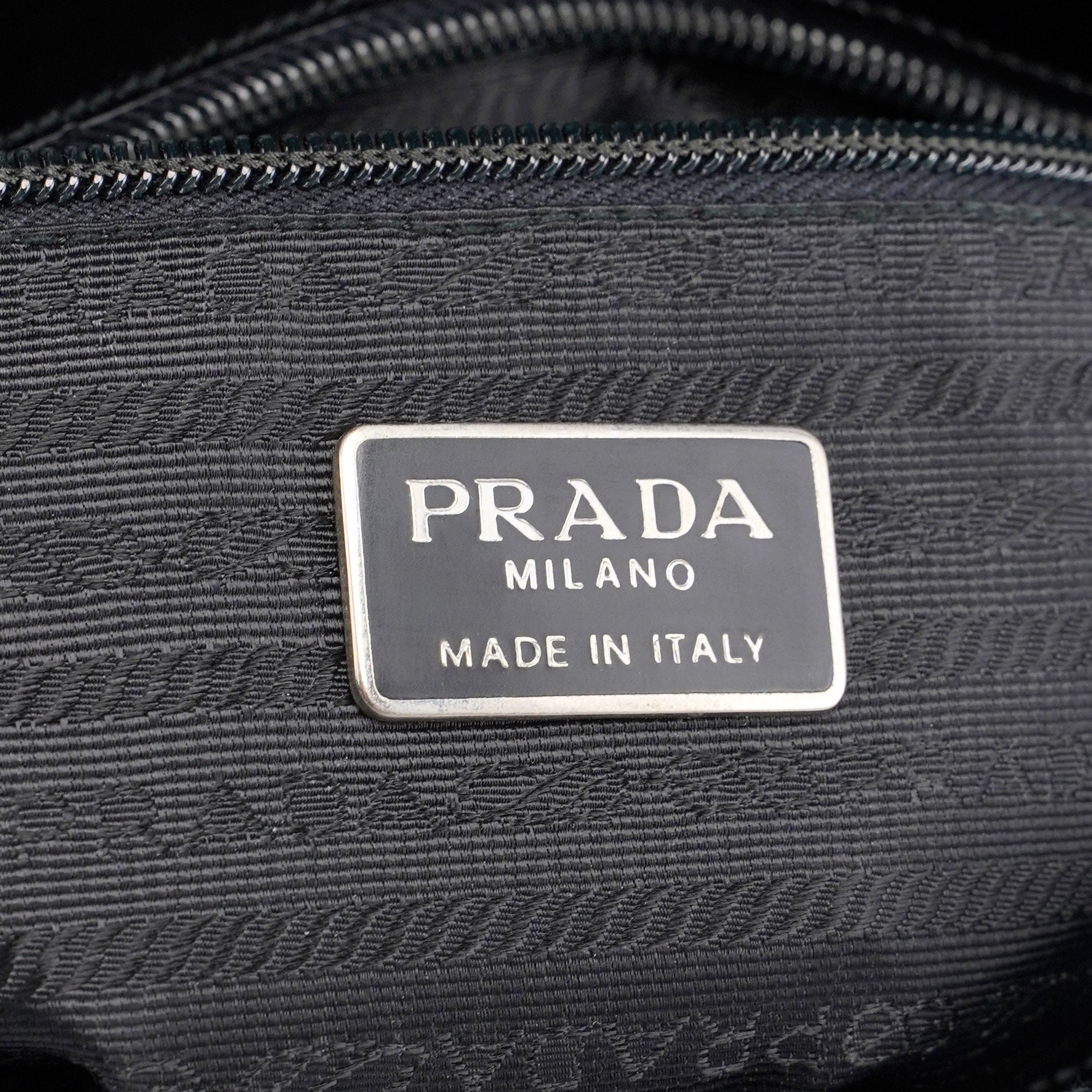 Black Spazzolato Flap Tote