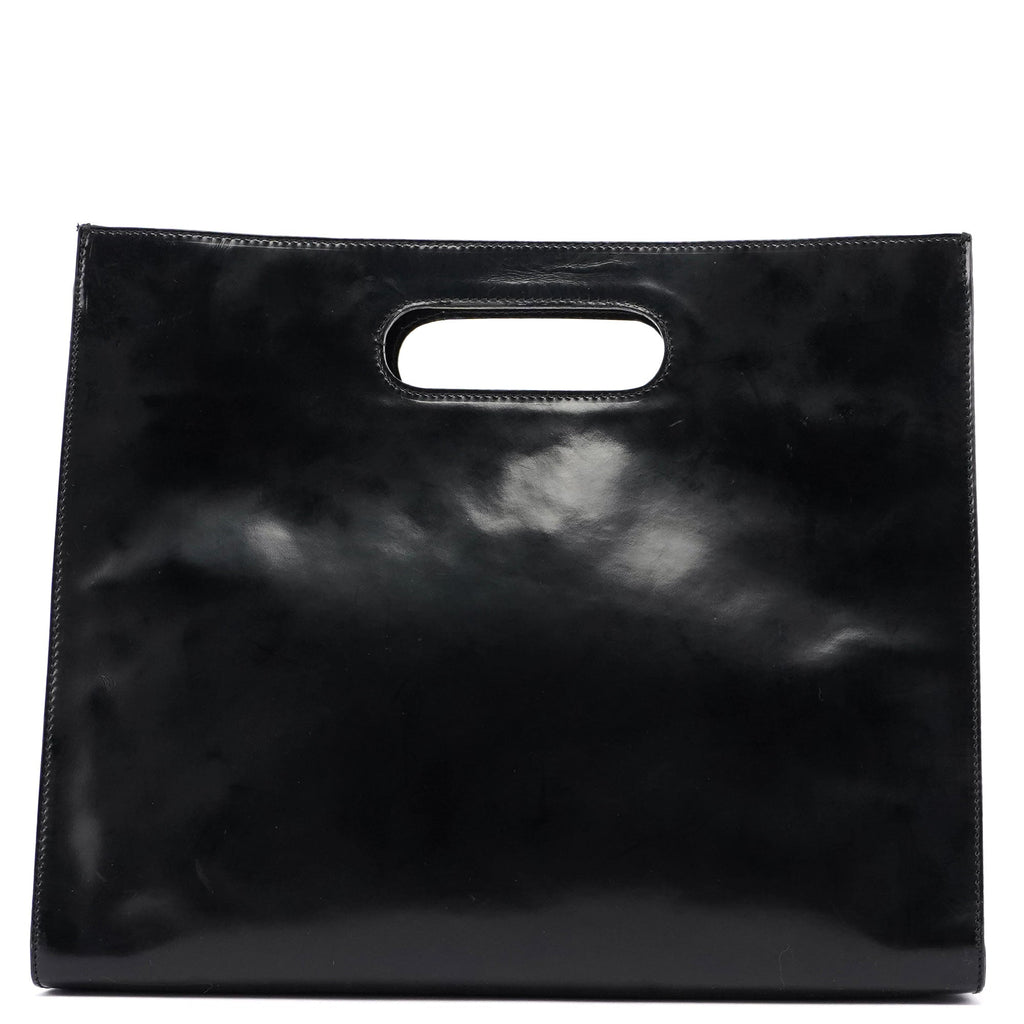 Black Spazzolato Handbag