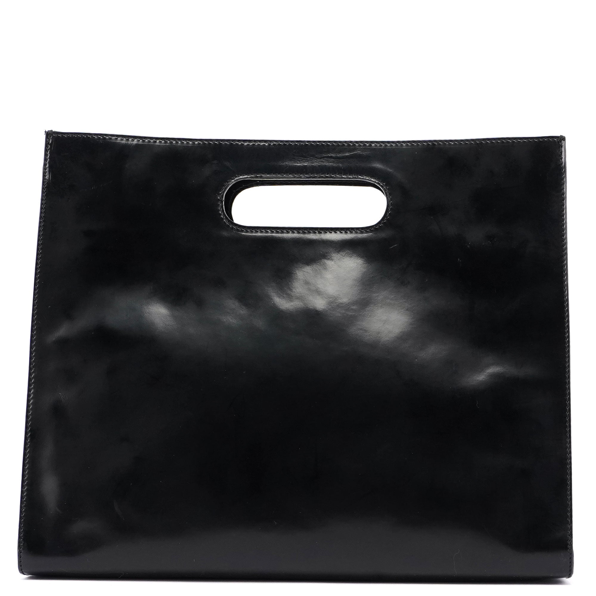 Black Spazzolato Handbag