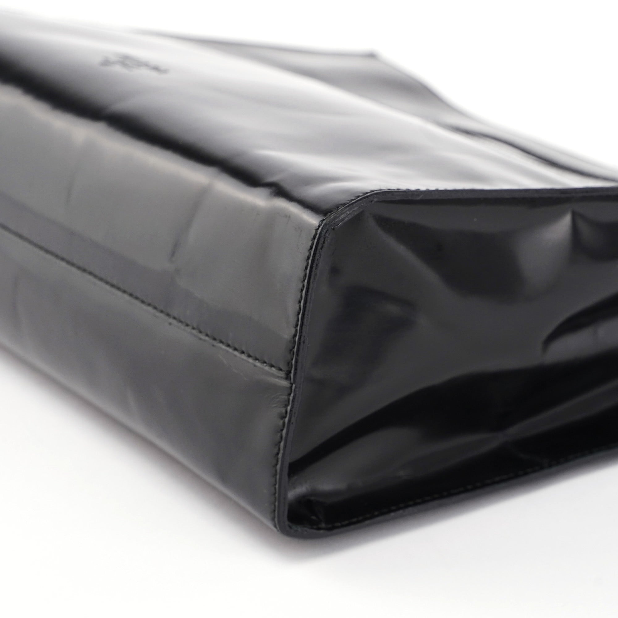 Black Spazzolato Handbag