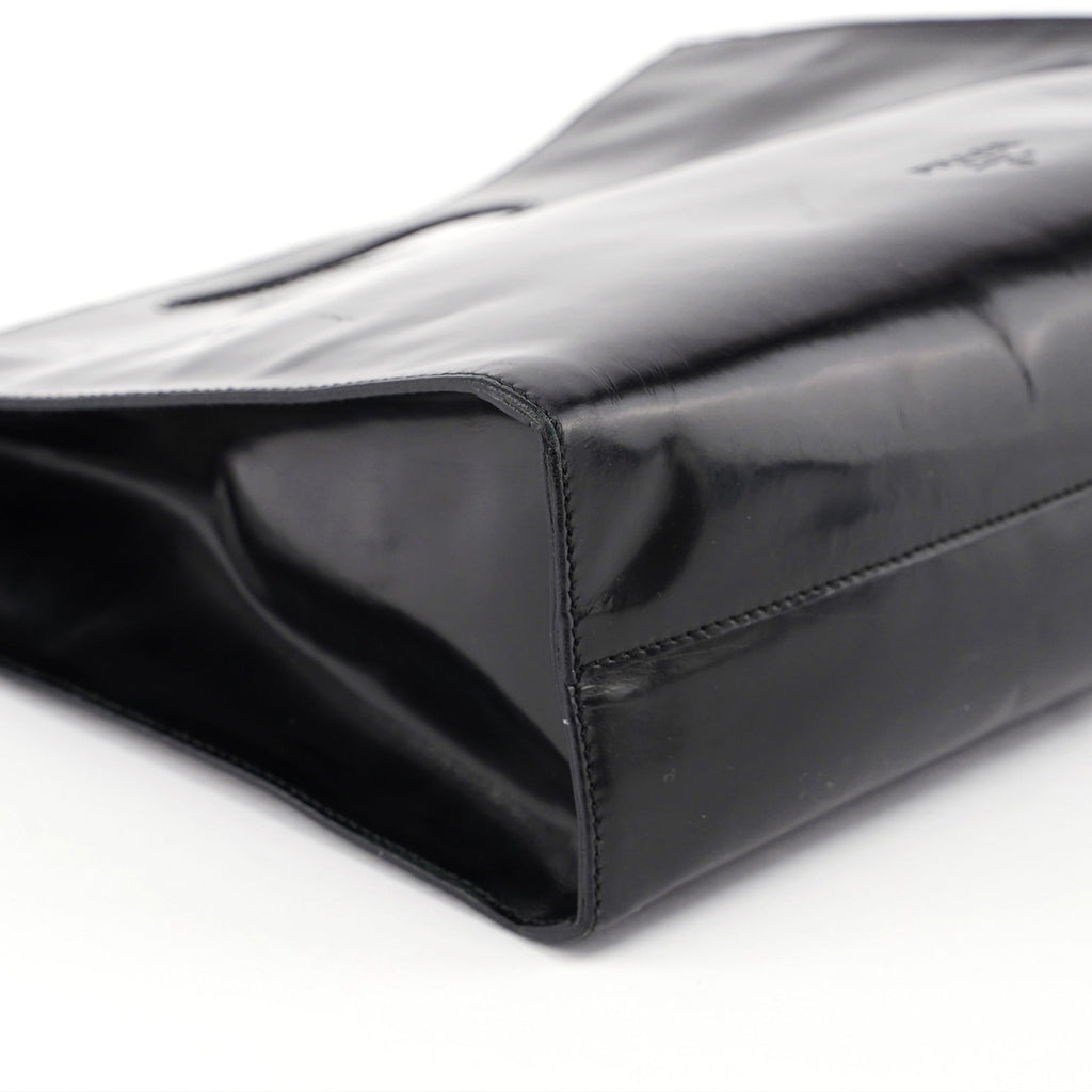 Black Spazzolato Handbag