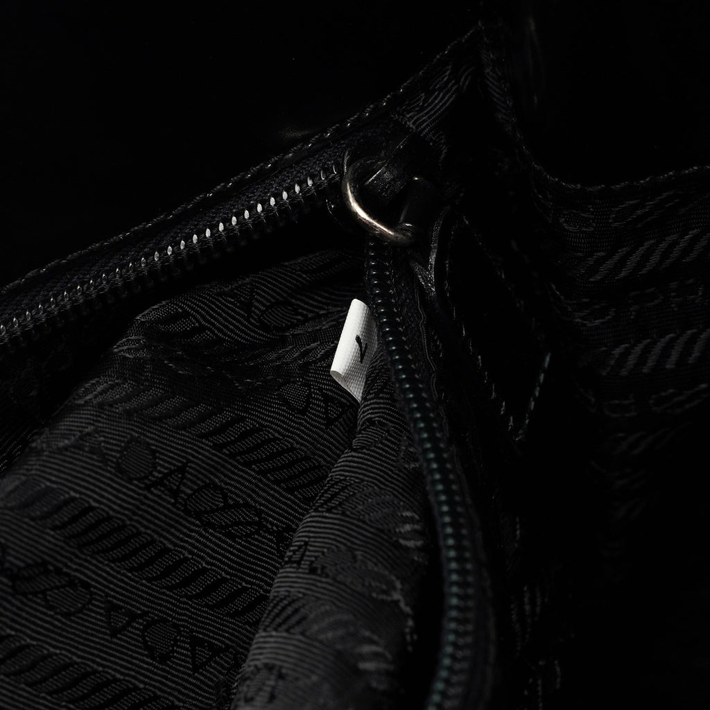 Black Spazzolato Handbag