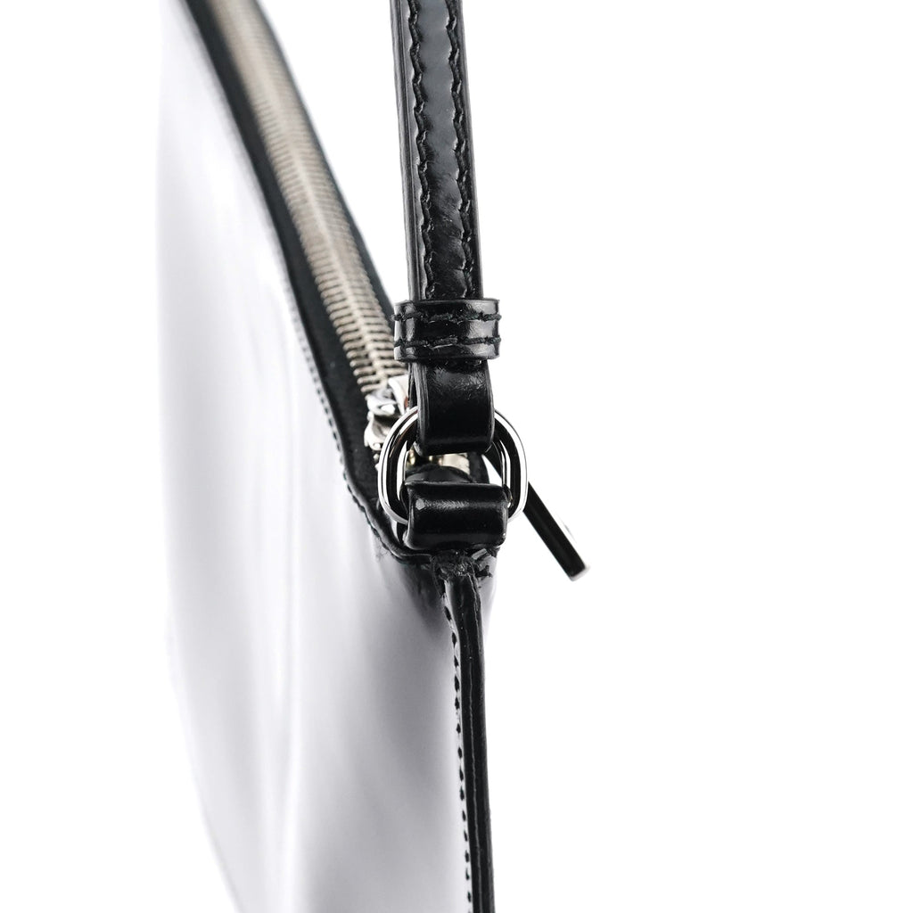 Black Spazzolato Mini Pochette Bag
