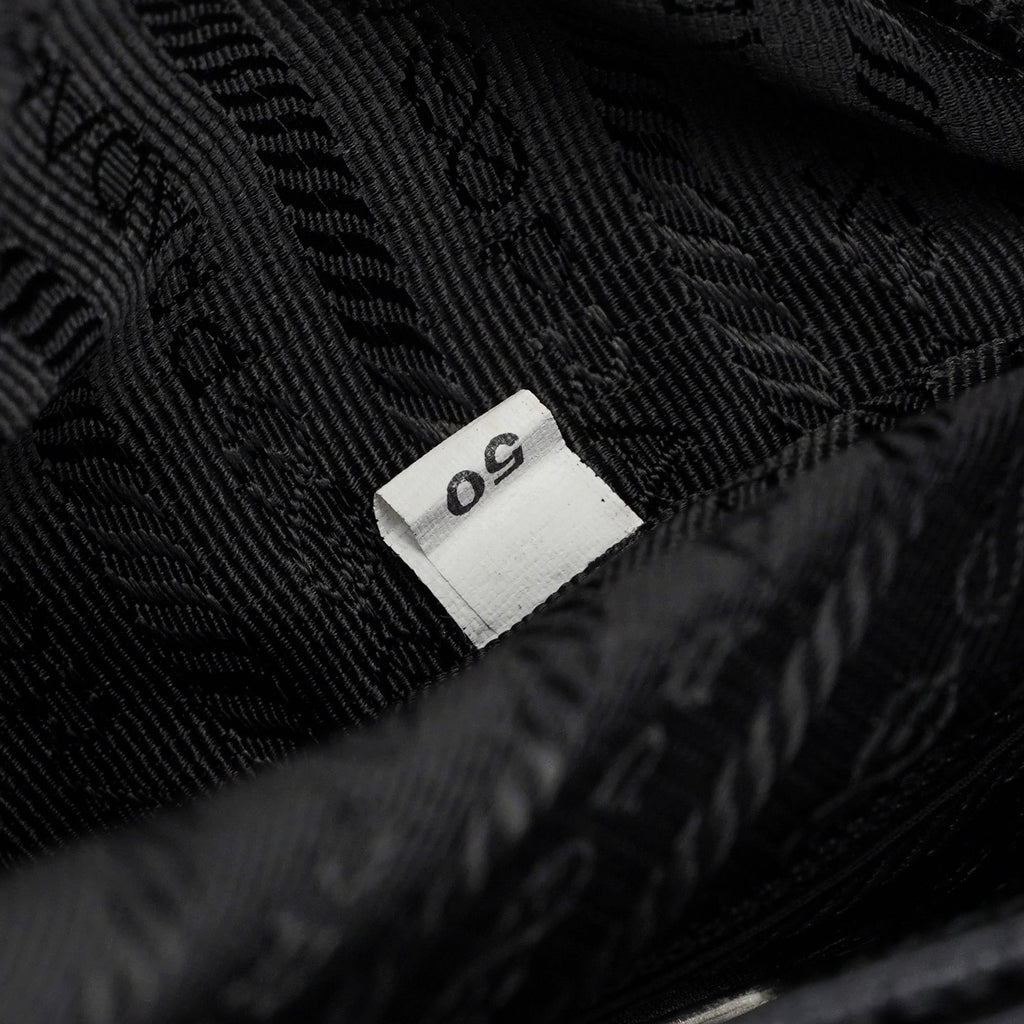 Black Spazzolato Sport Shoulder Bag