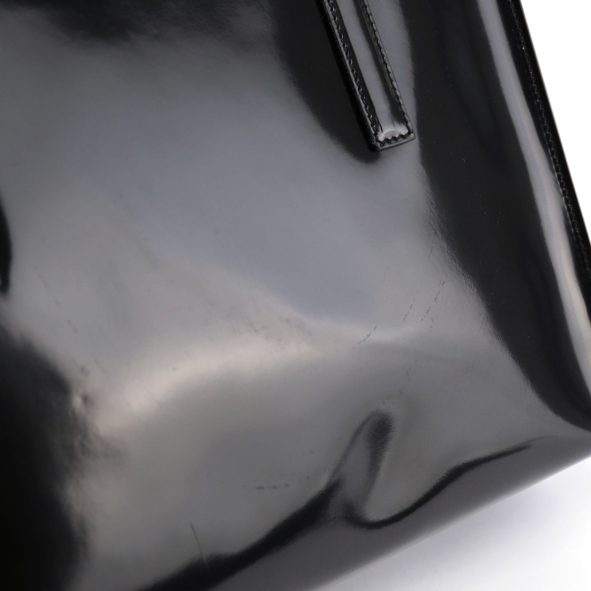 Black Spazzolato Tote