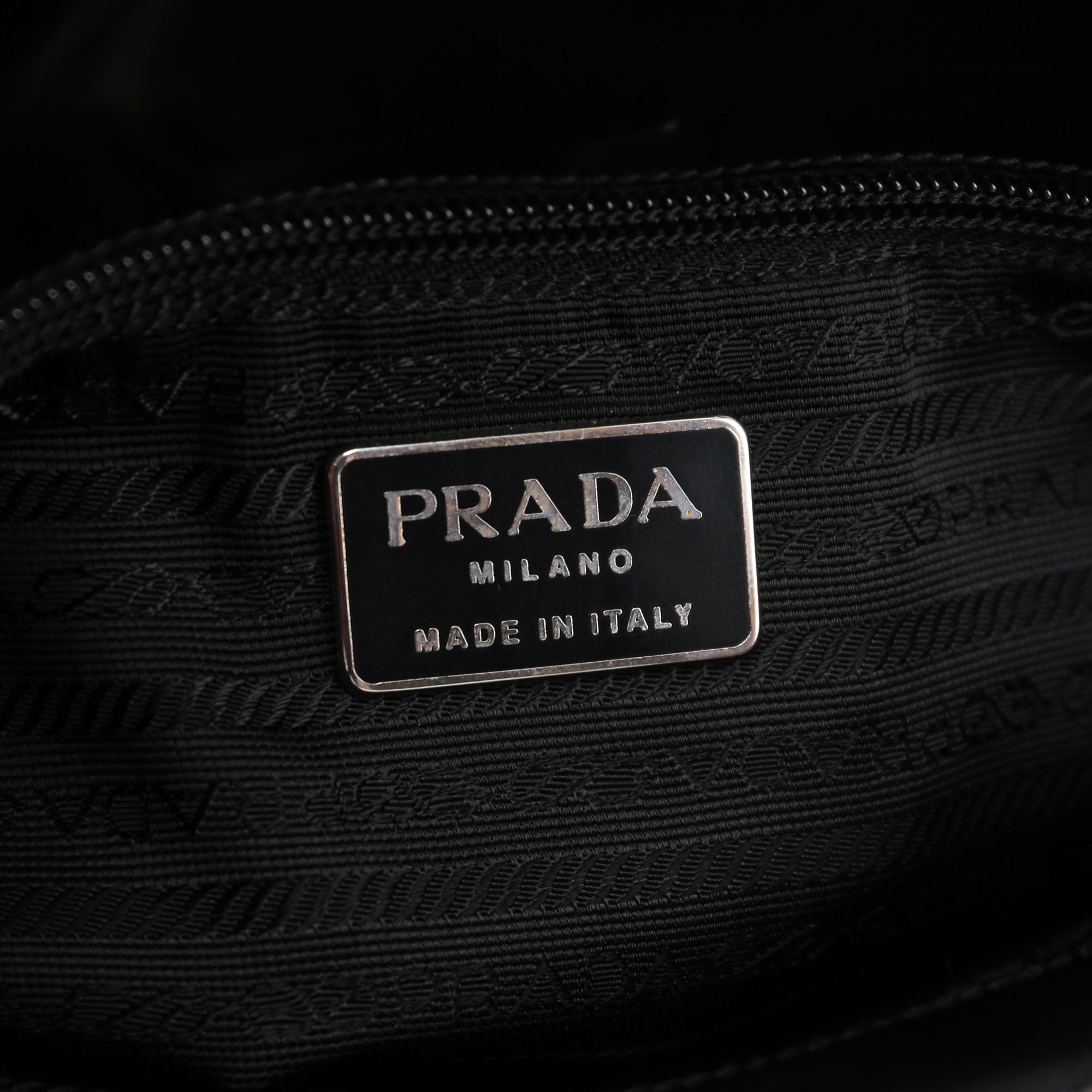 Black Spazzolato Tote