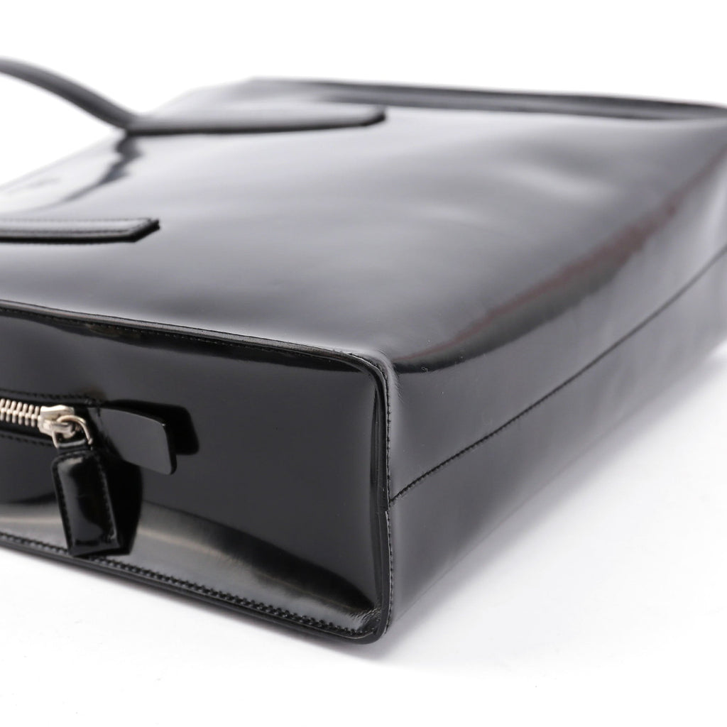 Black Spazzolato Tote