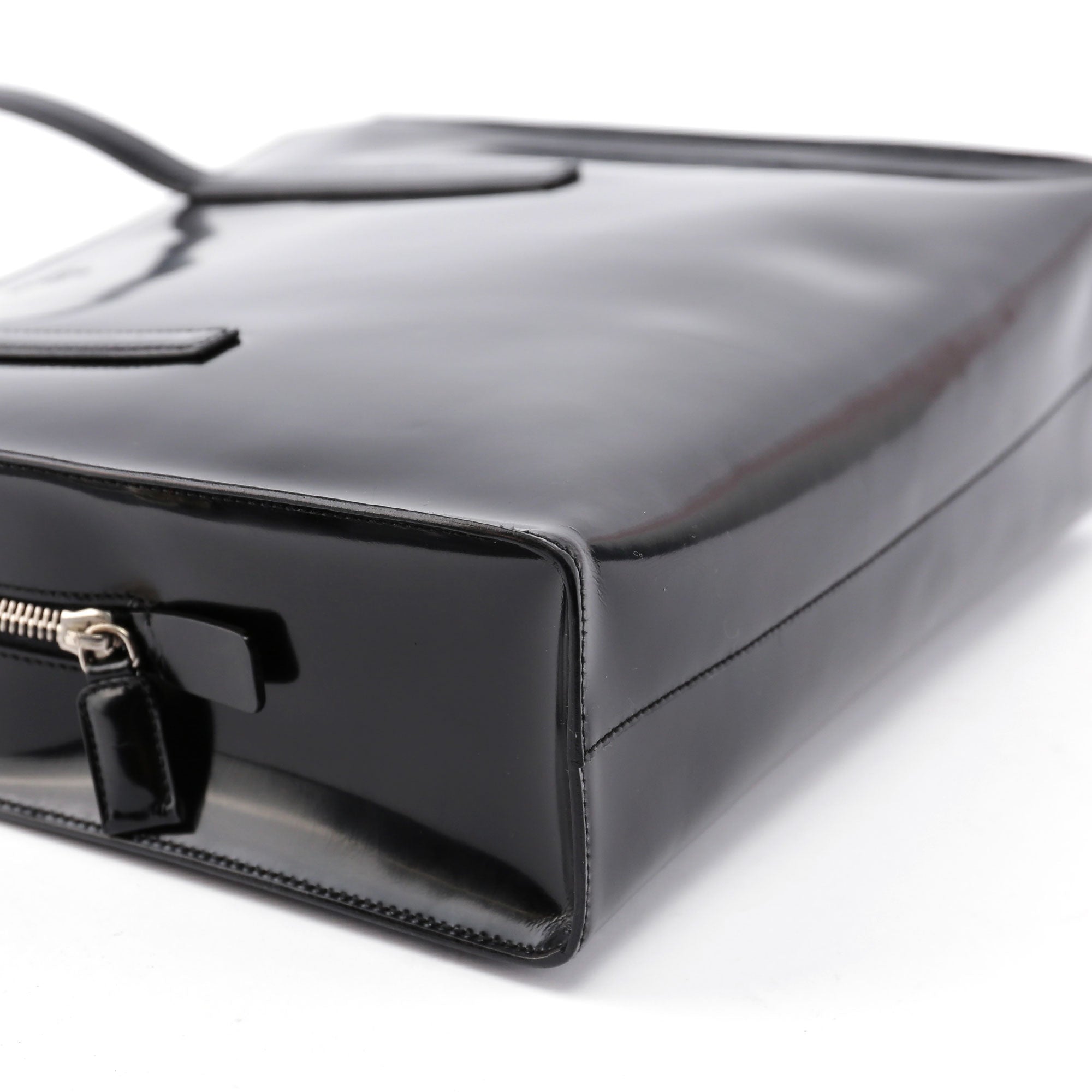Black Spazzolato Tote