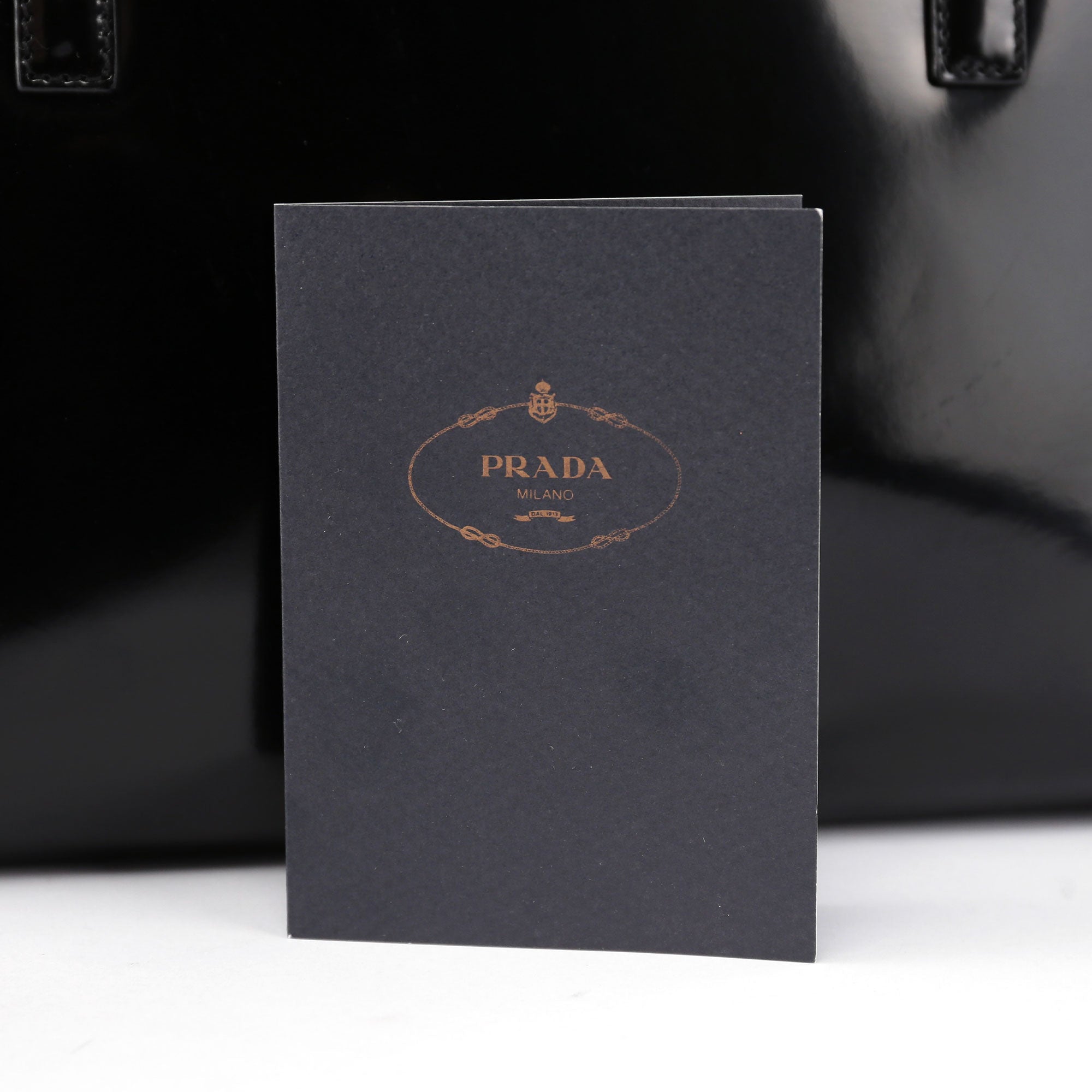 Black Spazzolato Tote