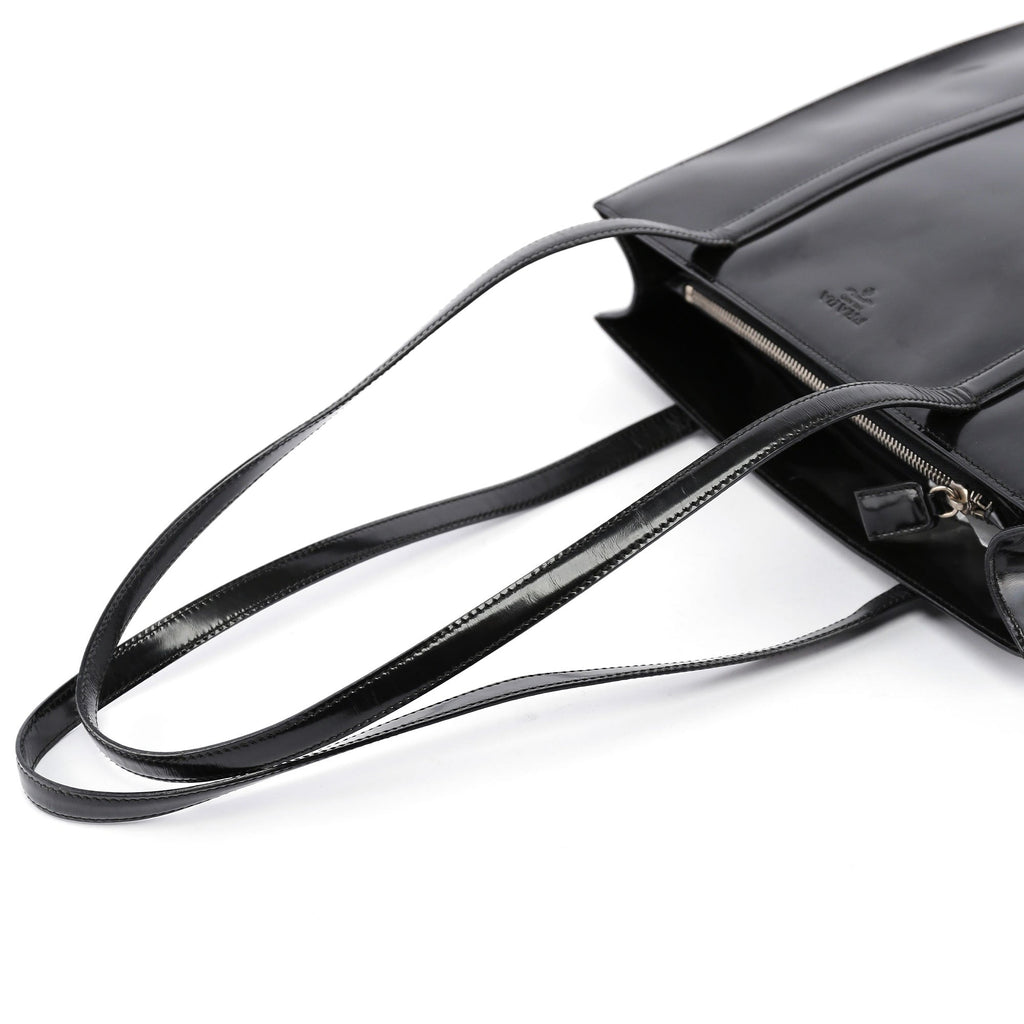Black Spazzolato Tote