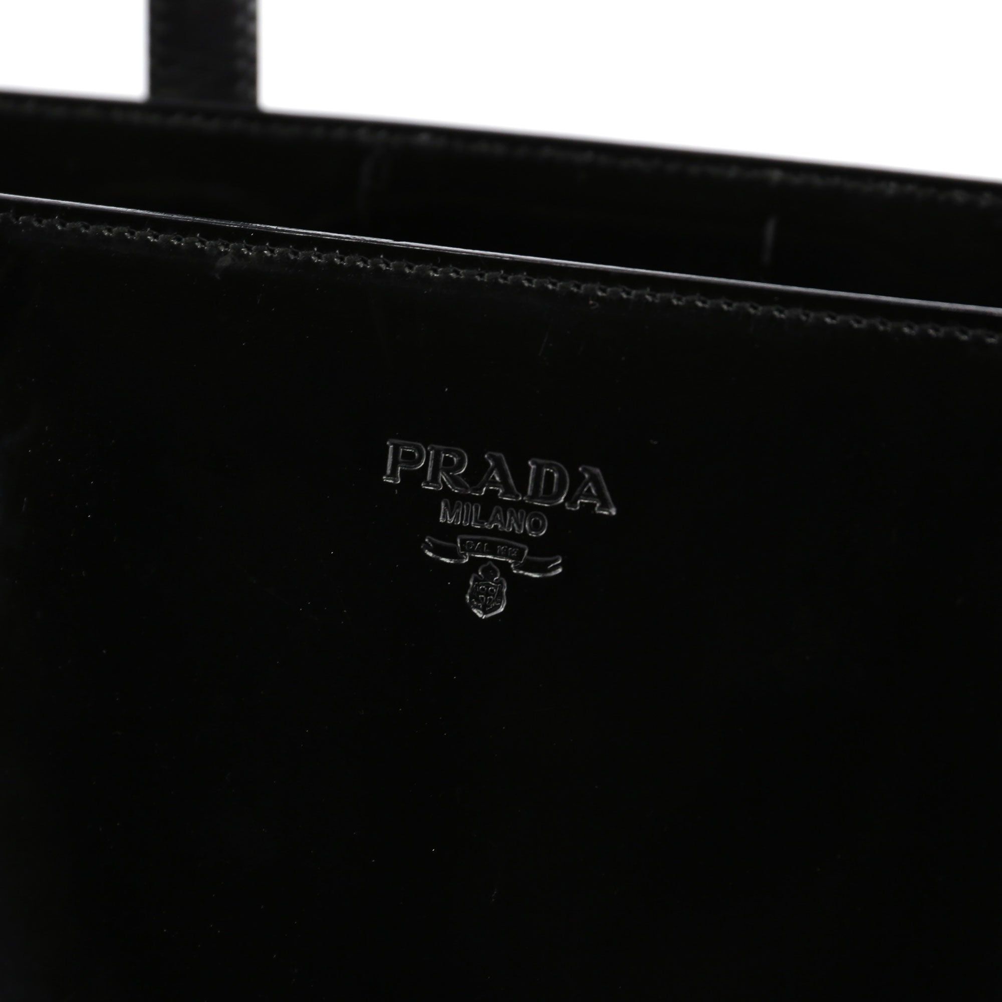 Black Spazzolato Tote