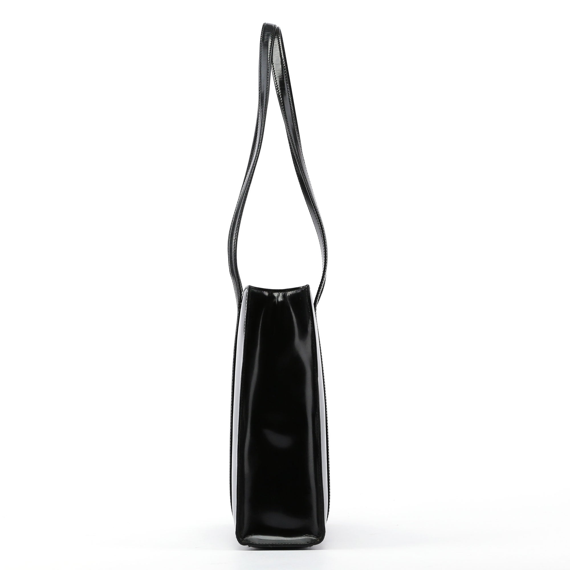 Black Spazzolato Tote
