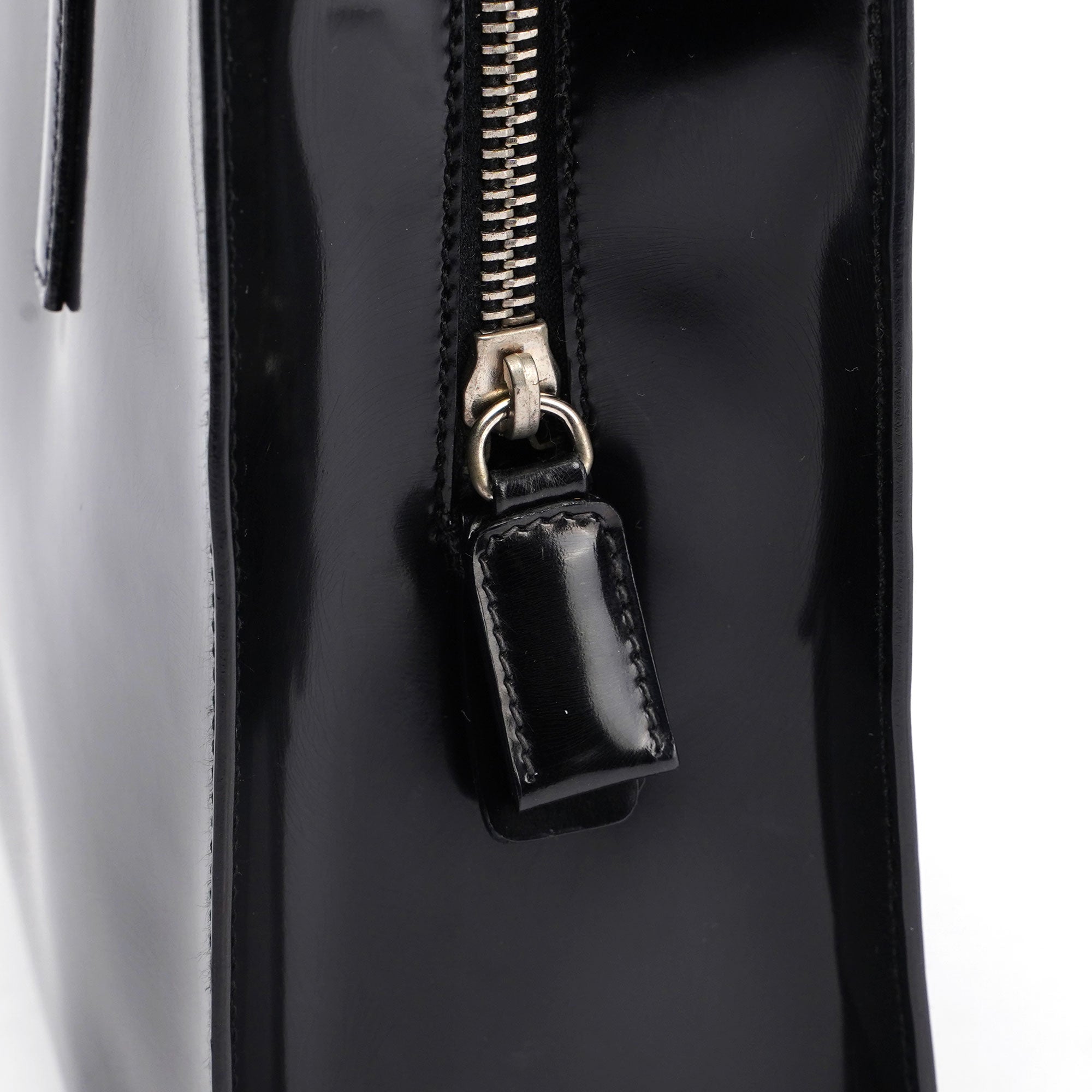 Black Spazzolato Tote