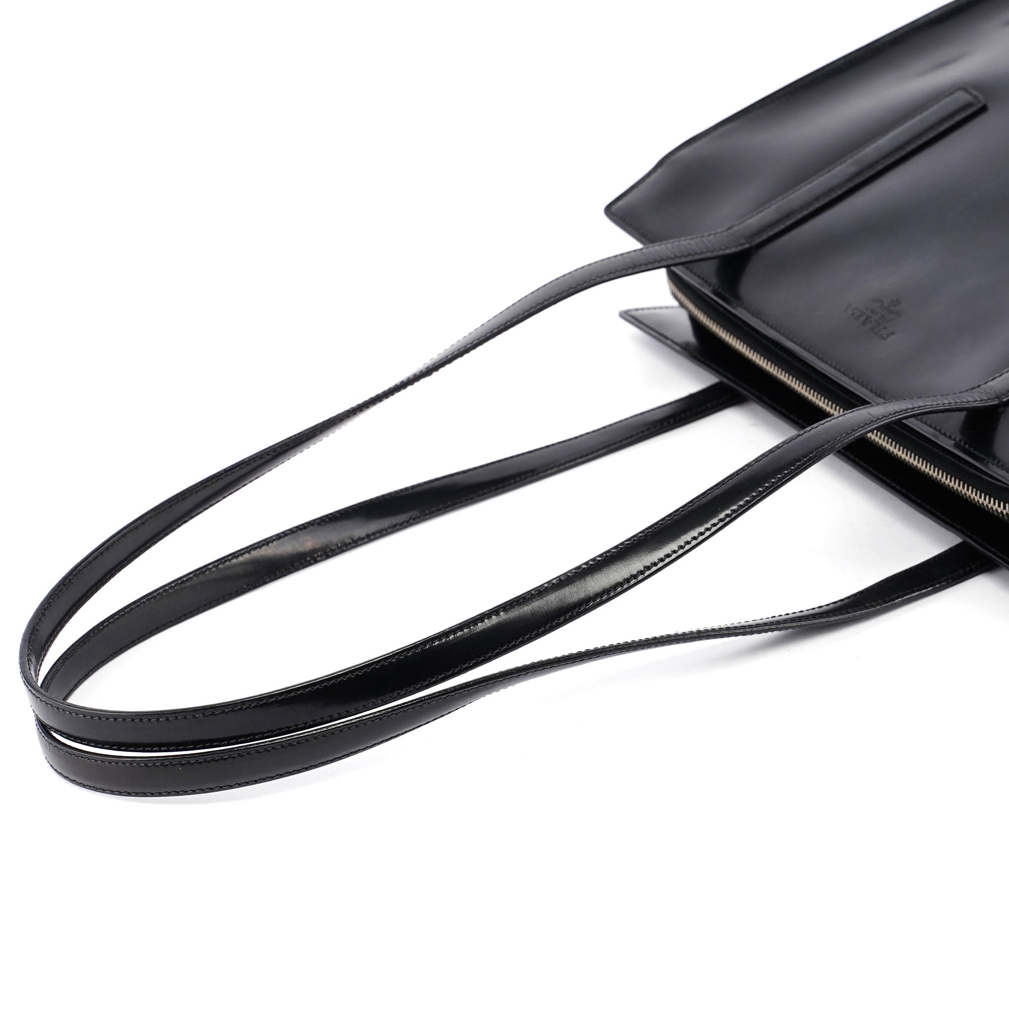 Black Spazzolato Tote