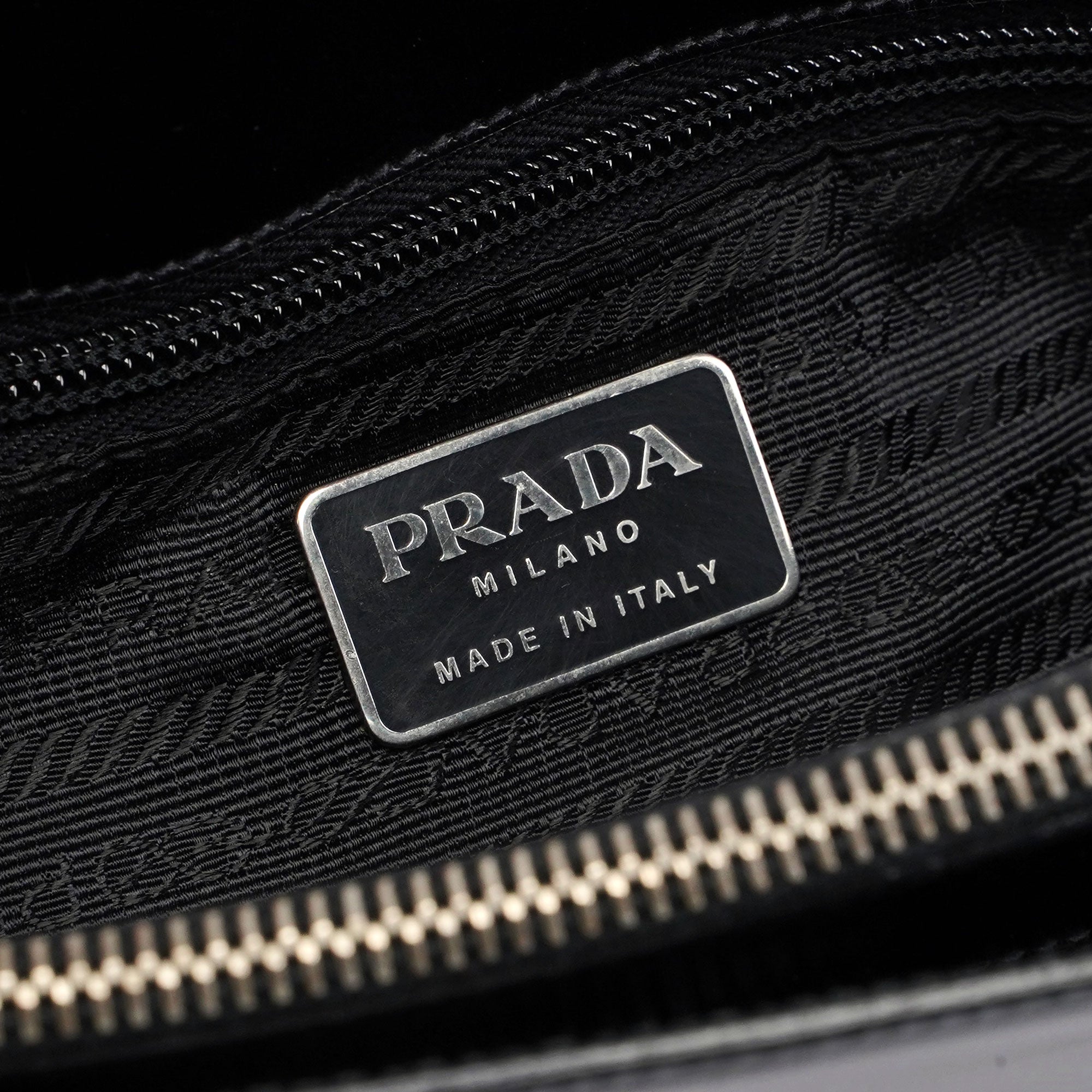 Black Spazzolato Tote