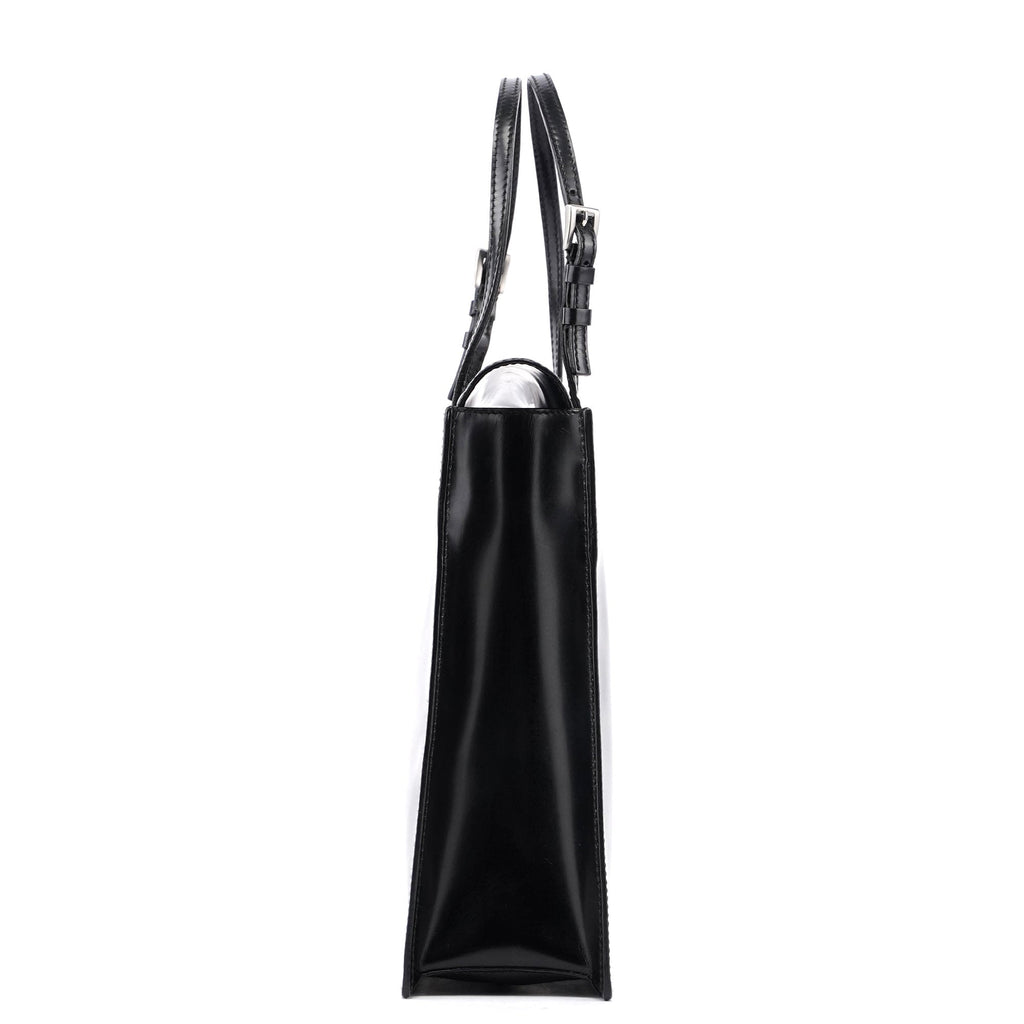 Black Spazzolato Tote
