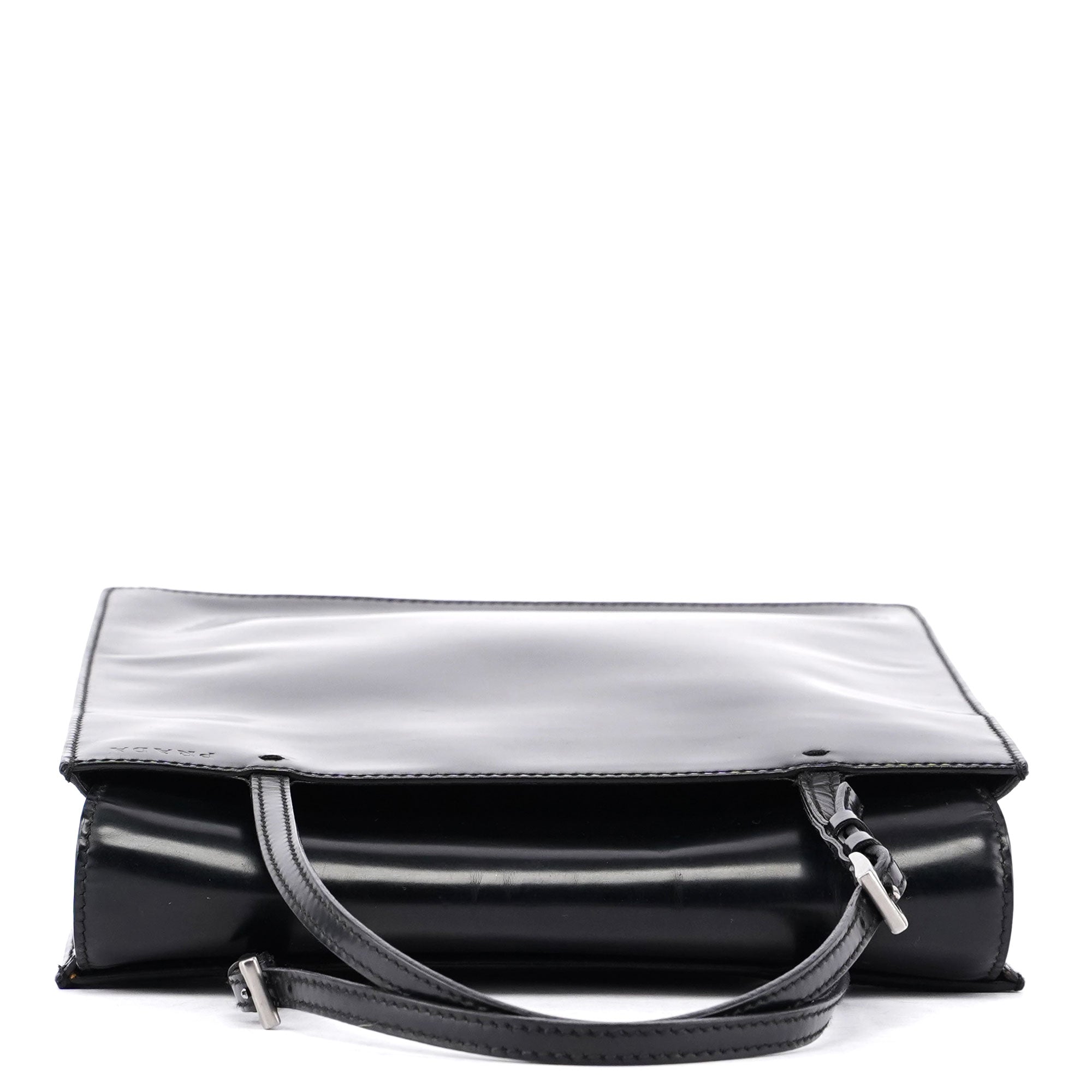 Black Spazzolato Tote