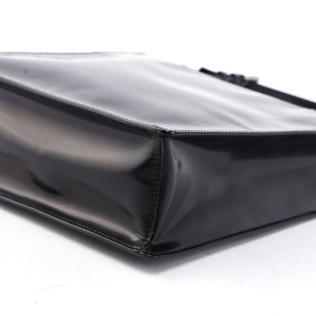 Black Spazzolato Tote