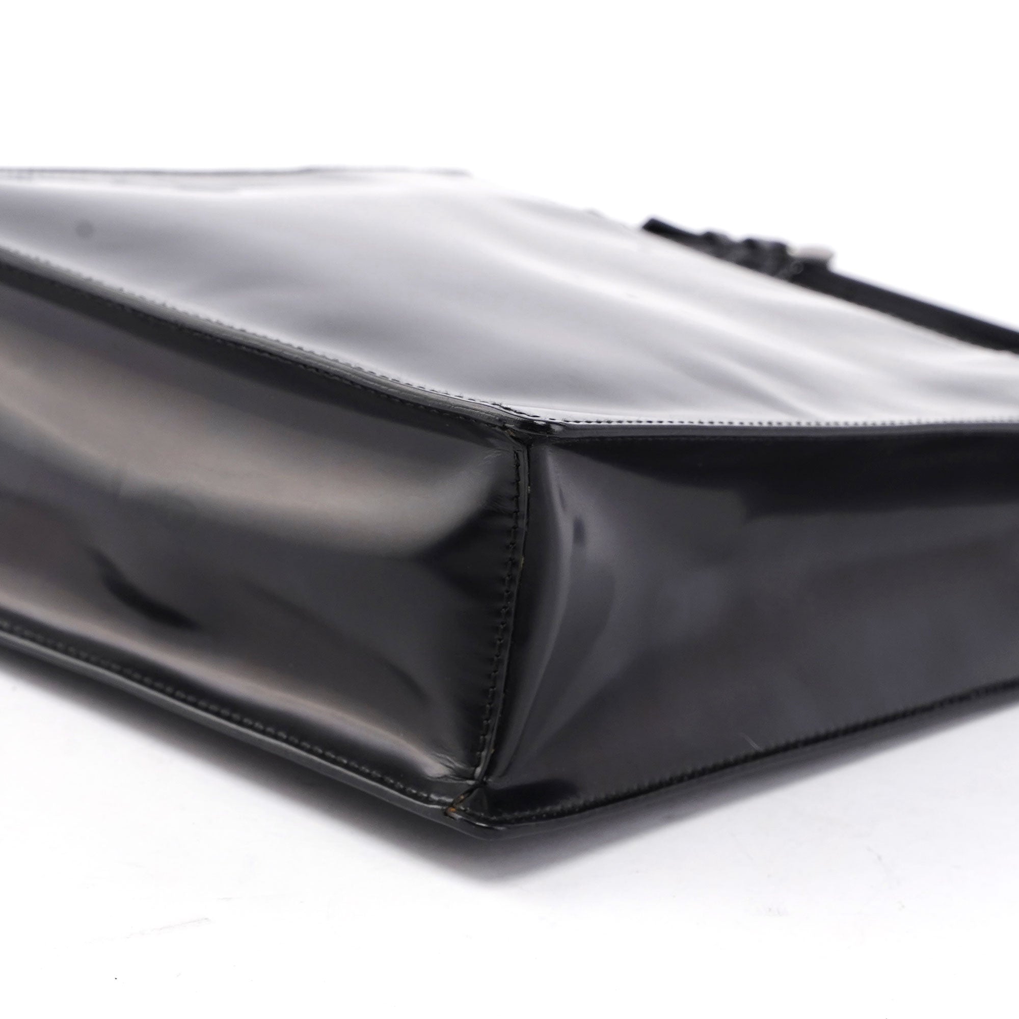 Black Spazzolato Tote