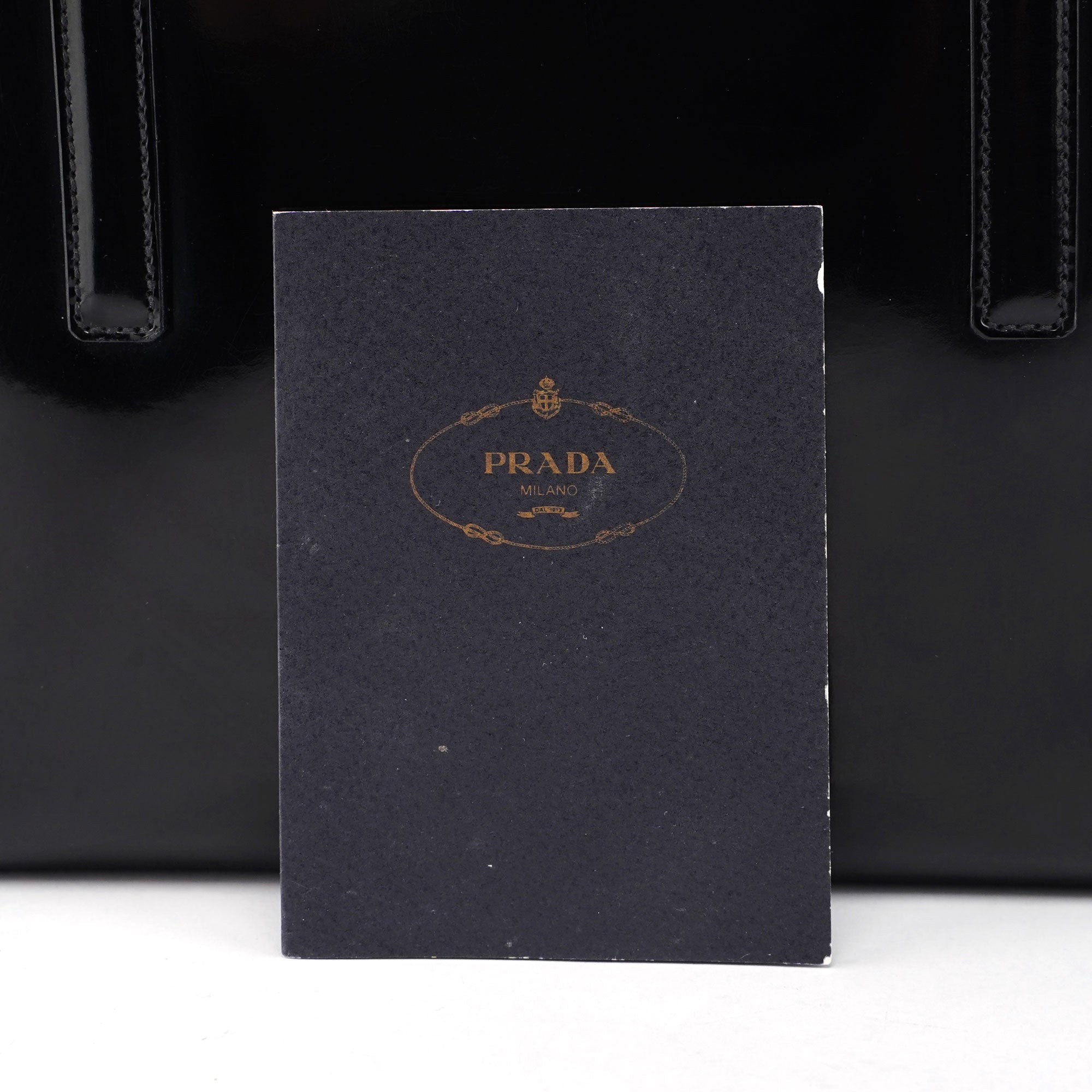 Black Spazzolato Tote