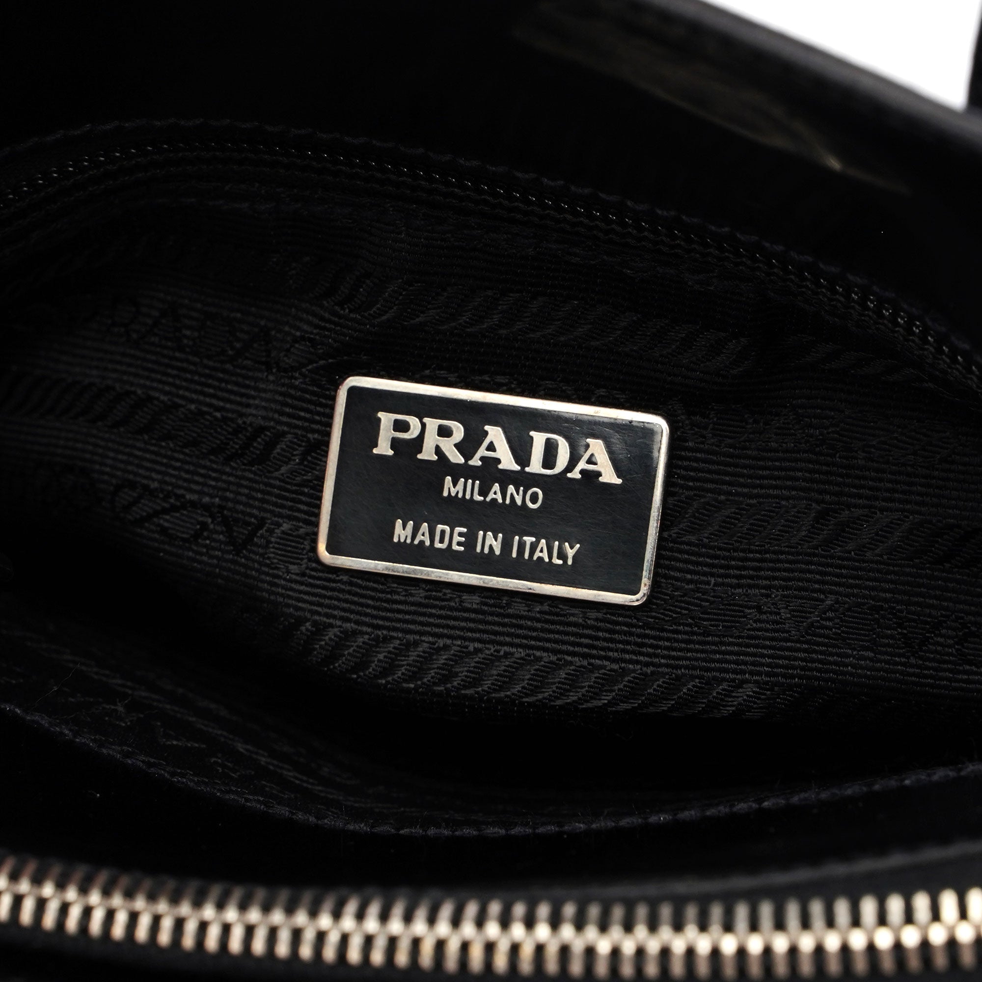 Black Spazzolato Tote
