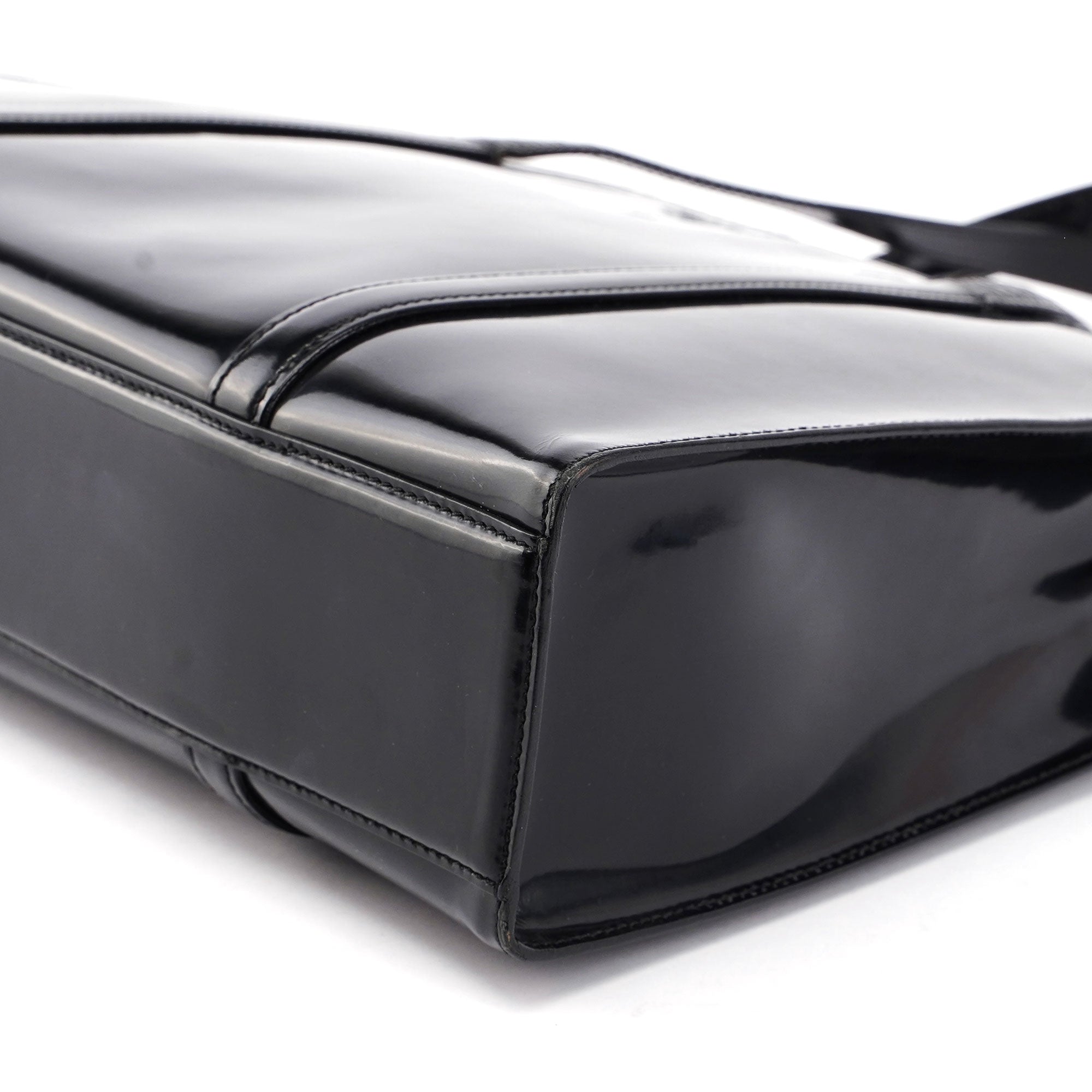 Black Spazzolato Tote