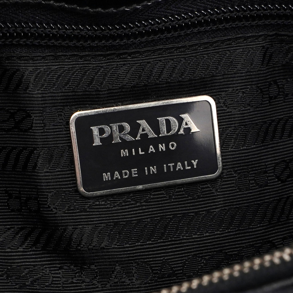 Black Spazzolato Tote