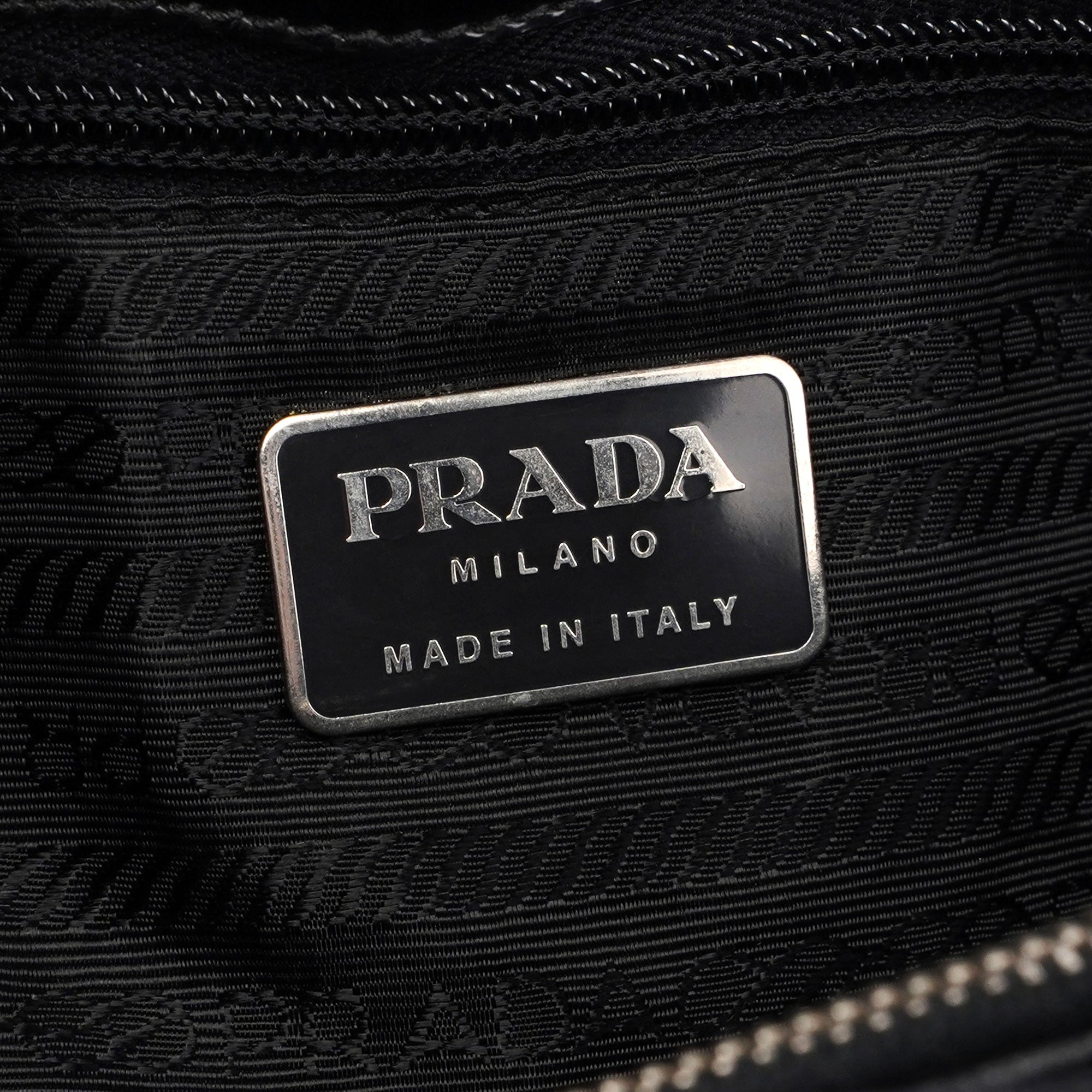 Black Spazzolato Tote