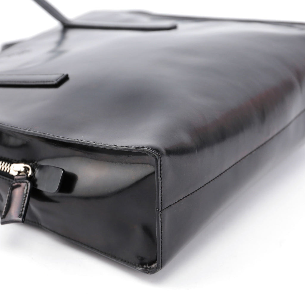 Black Spazzolato Tote