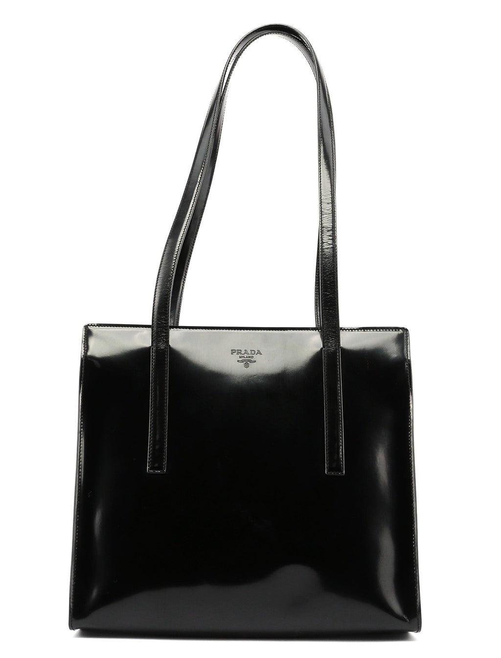 Black Spazzolato Tote
