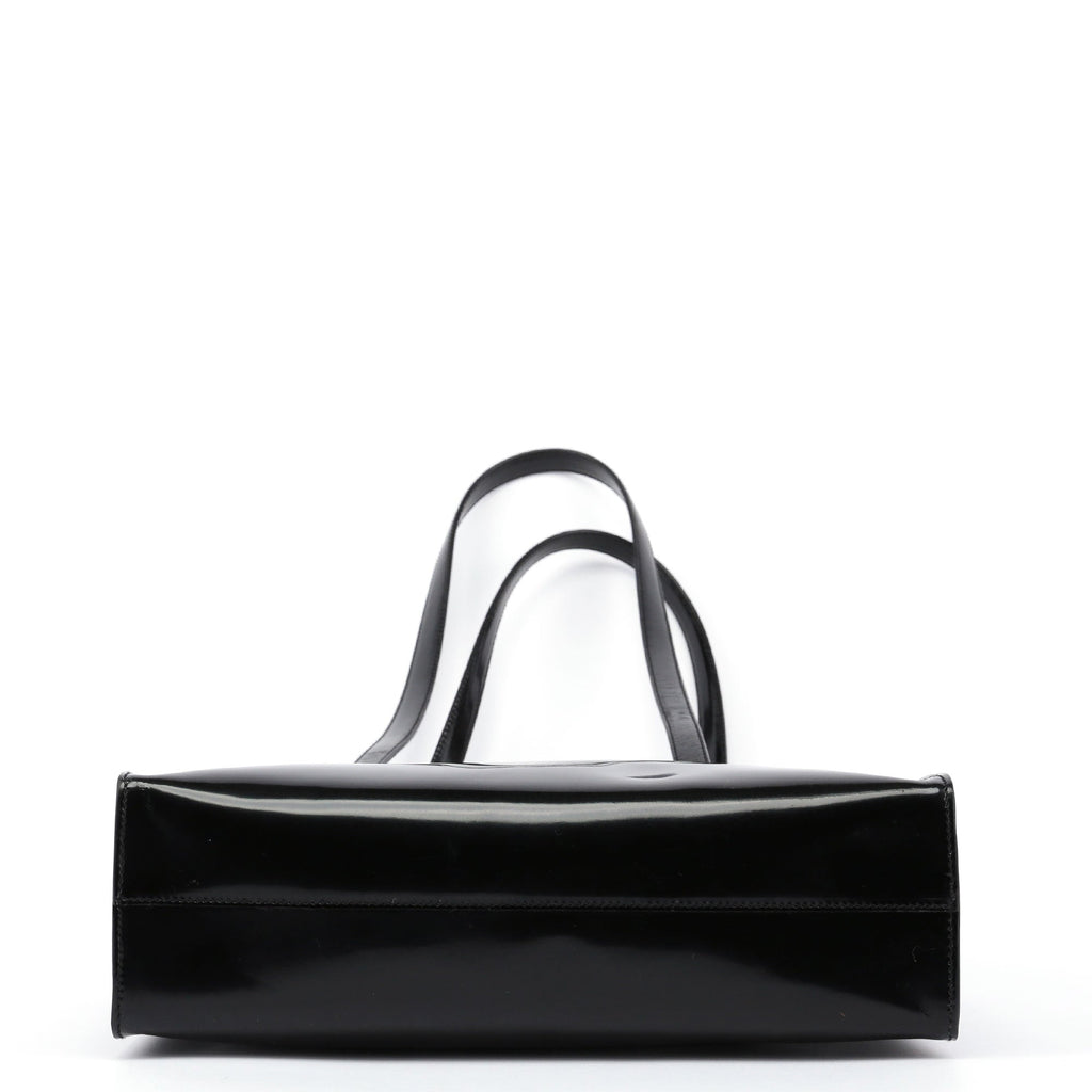 Black Spazzolato Tote