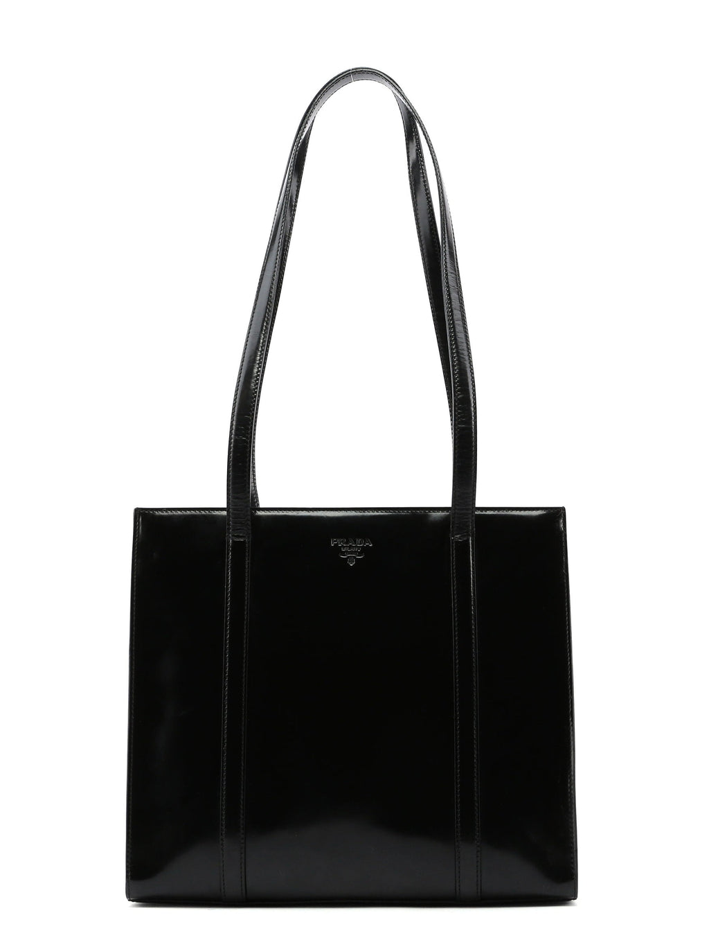 Black Spazzolato Tote