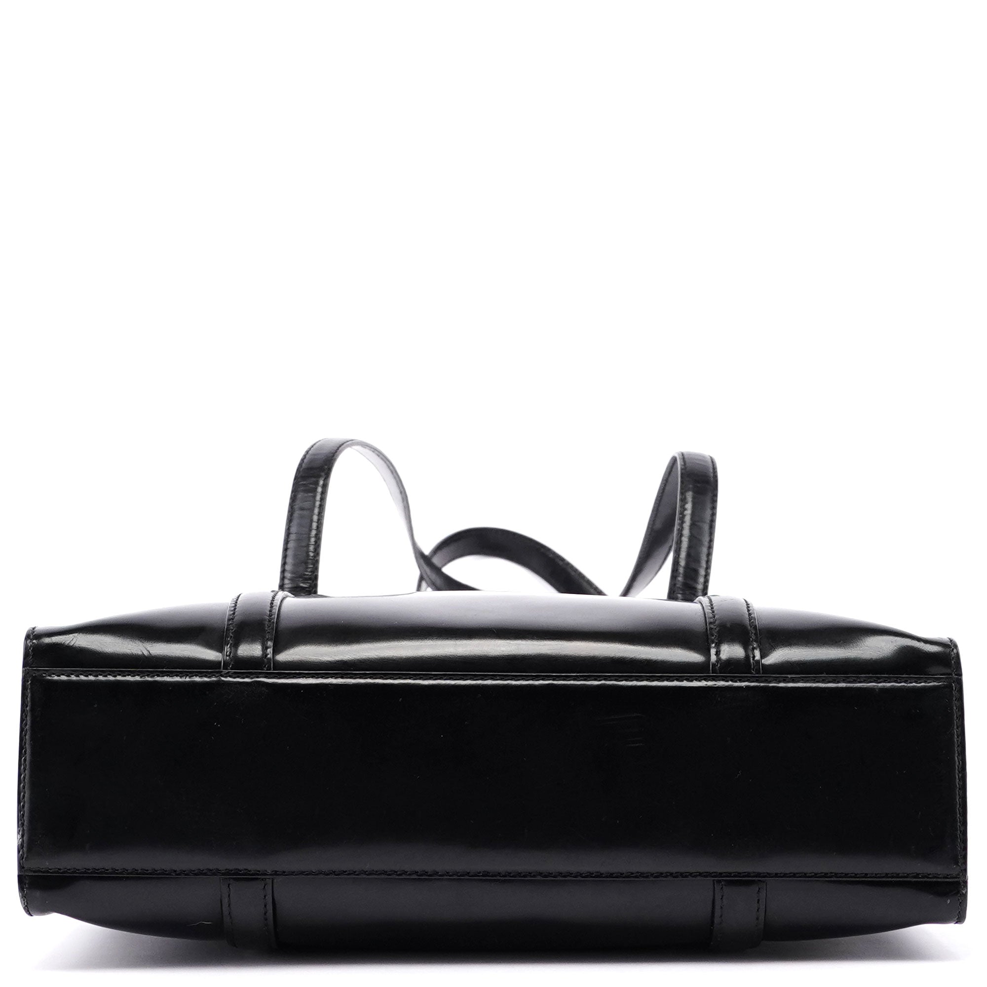 Black Spazzolato Tote